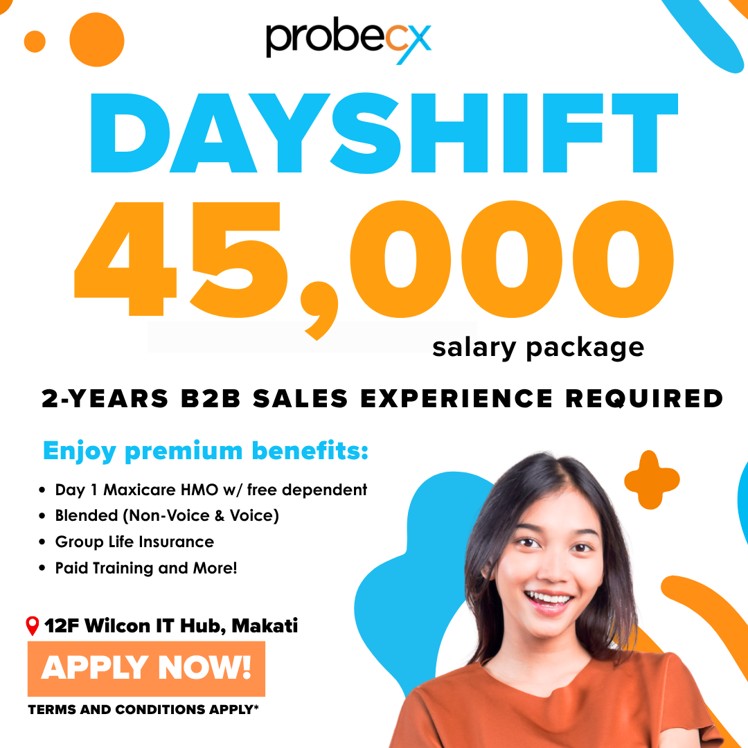 Probe CX Philippines Facebook ad