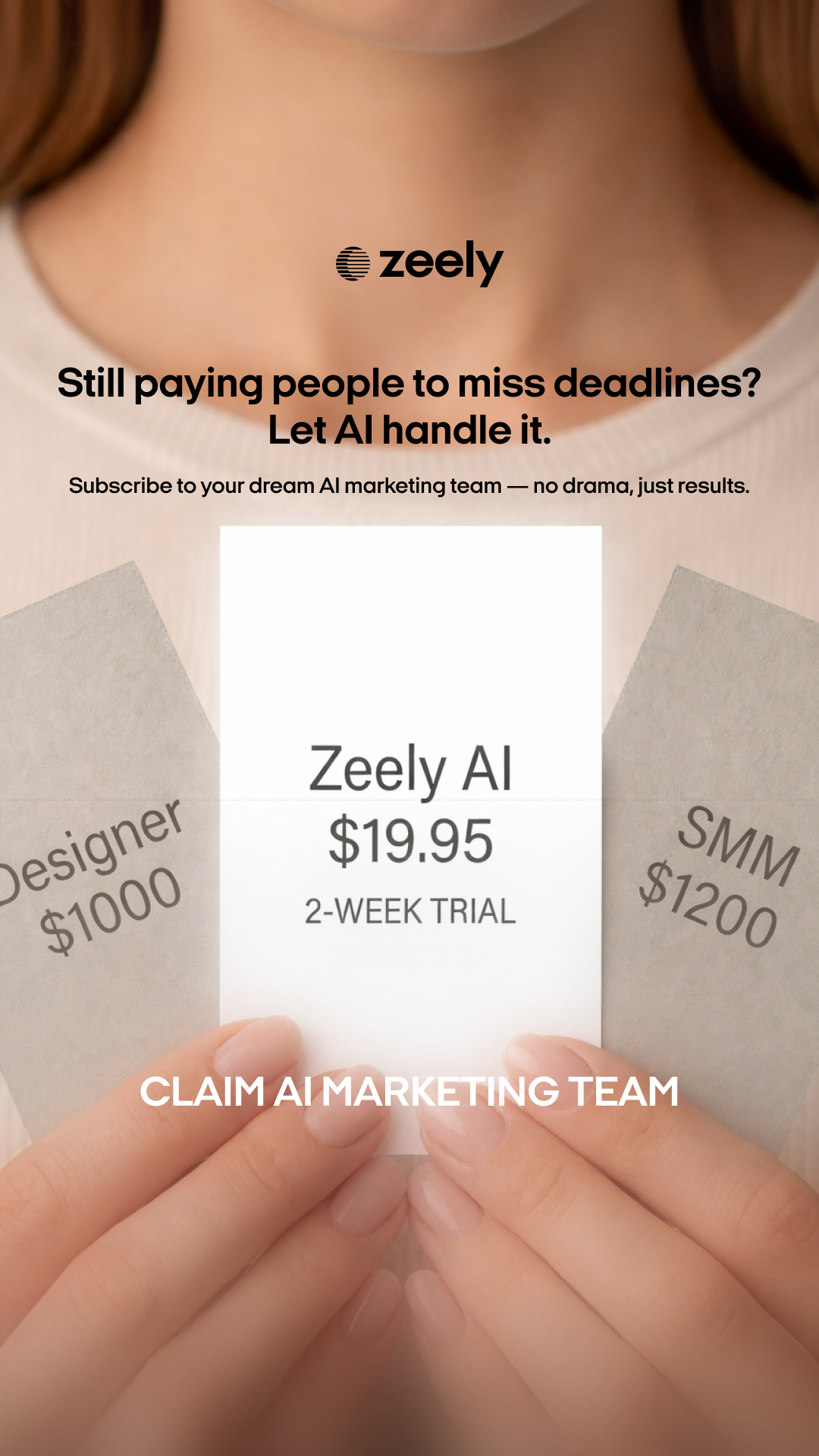 Zeely Facebook ad