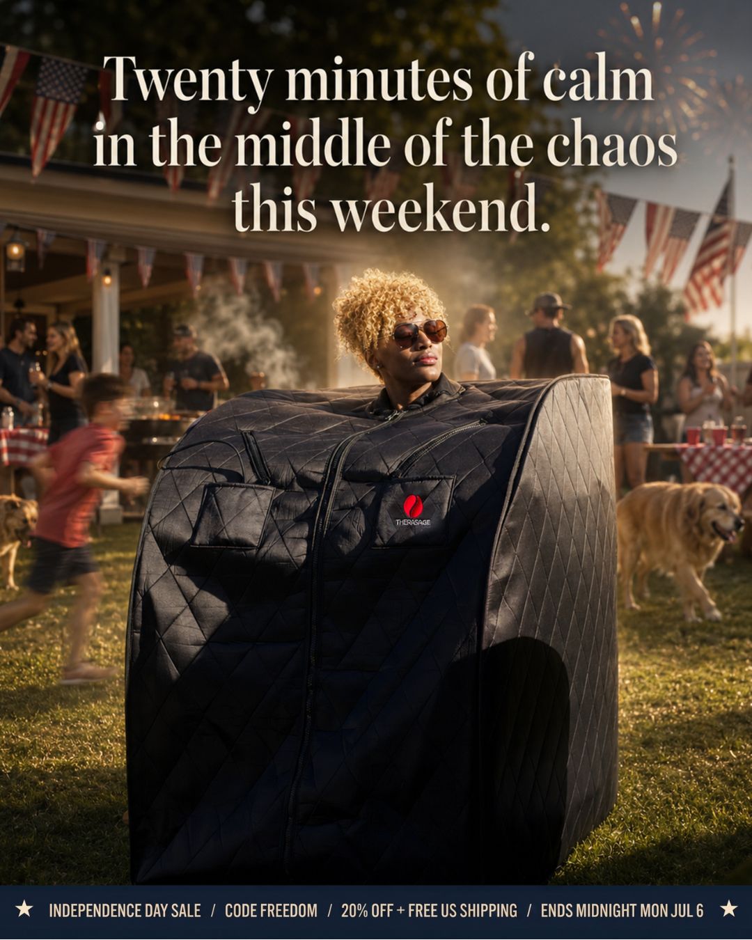Therasage Facebook ad