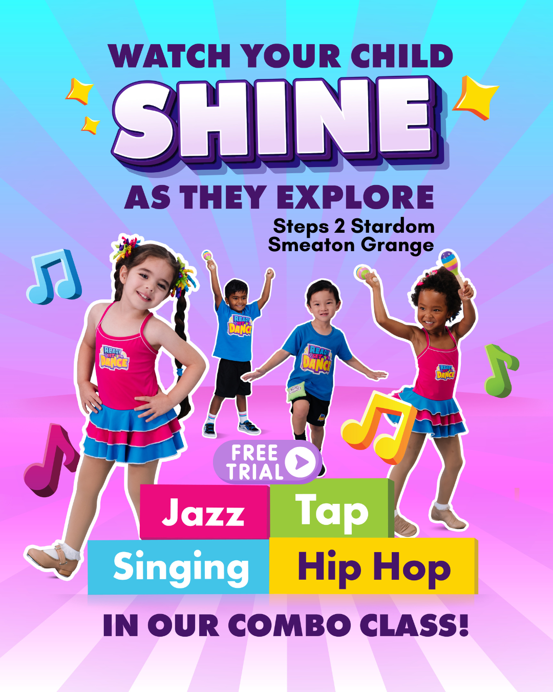 Ready Set Dance - Gledswood Hills & Gregory Hills Facebook ad: We know finding an activity your child will…