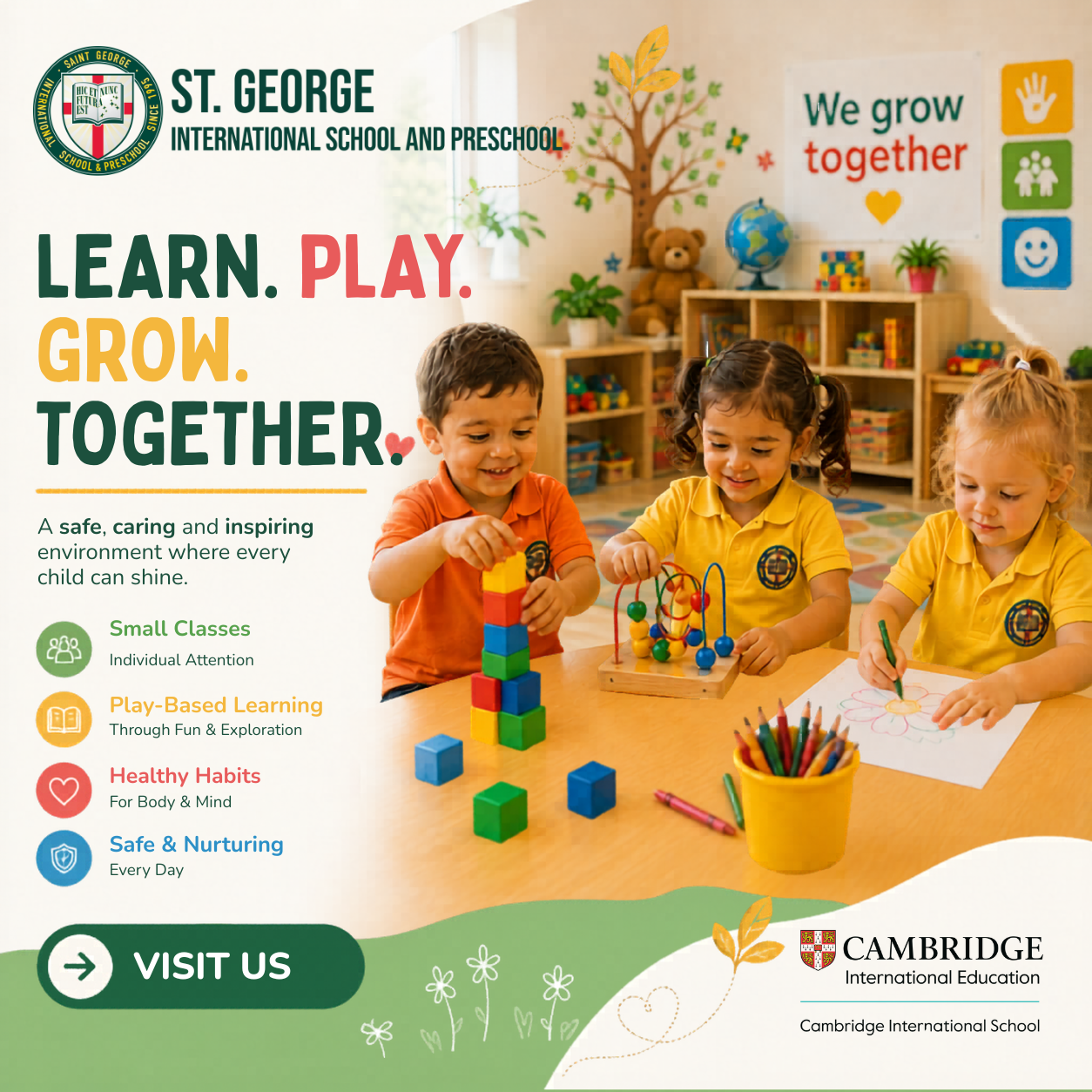 St. George International School and Preschool Facebook ad