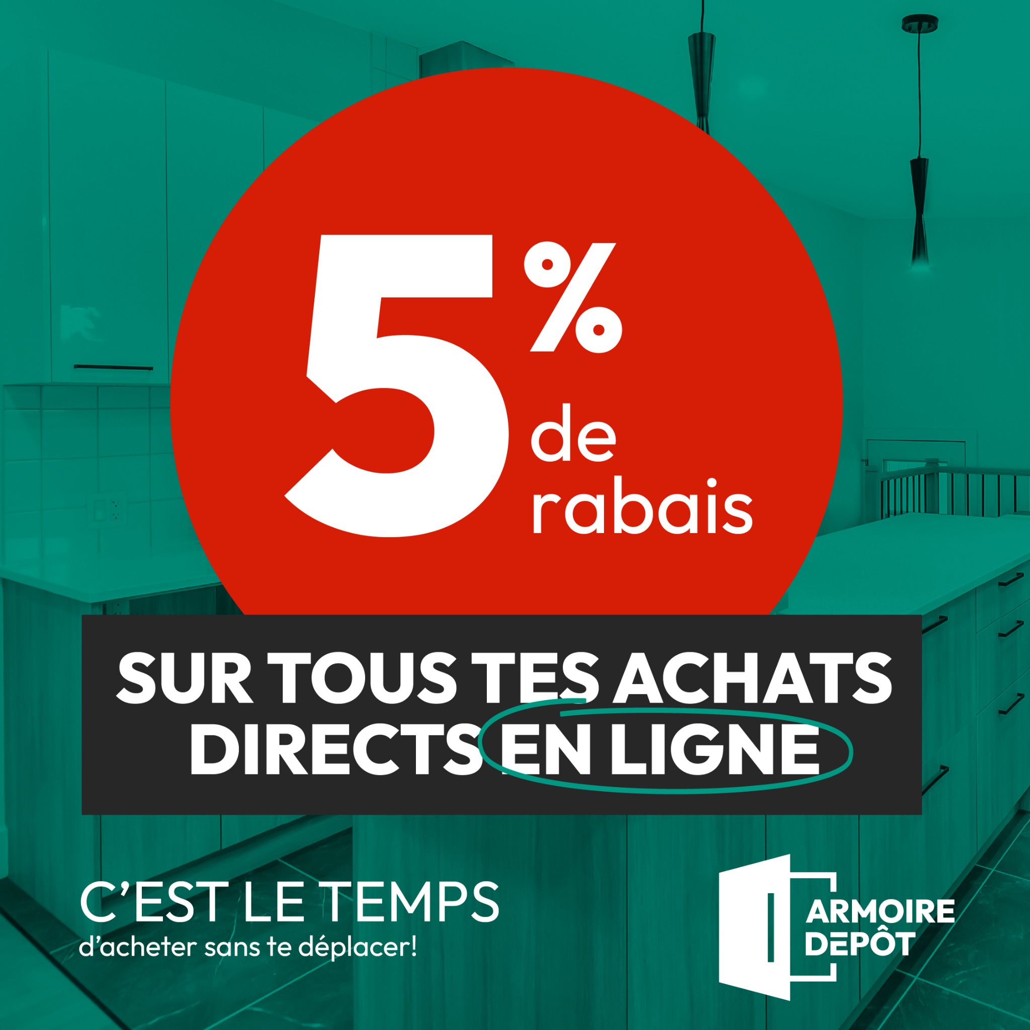 Armoire Dépôt Facebook ad from May 29, 2025