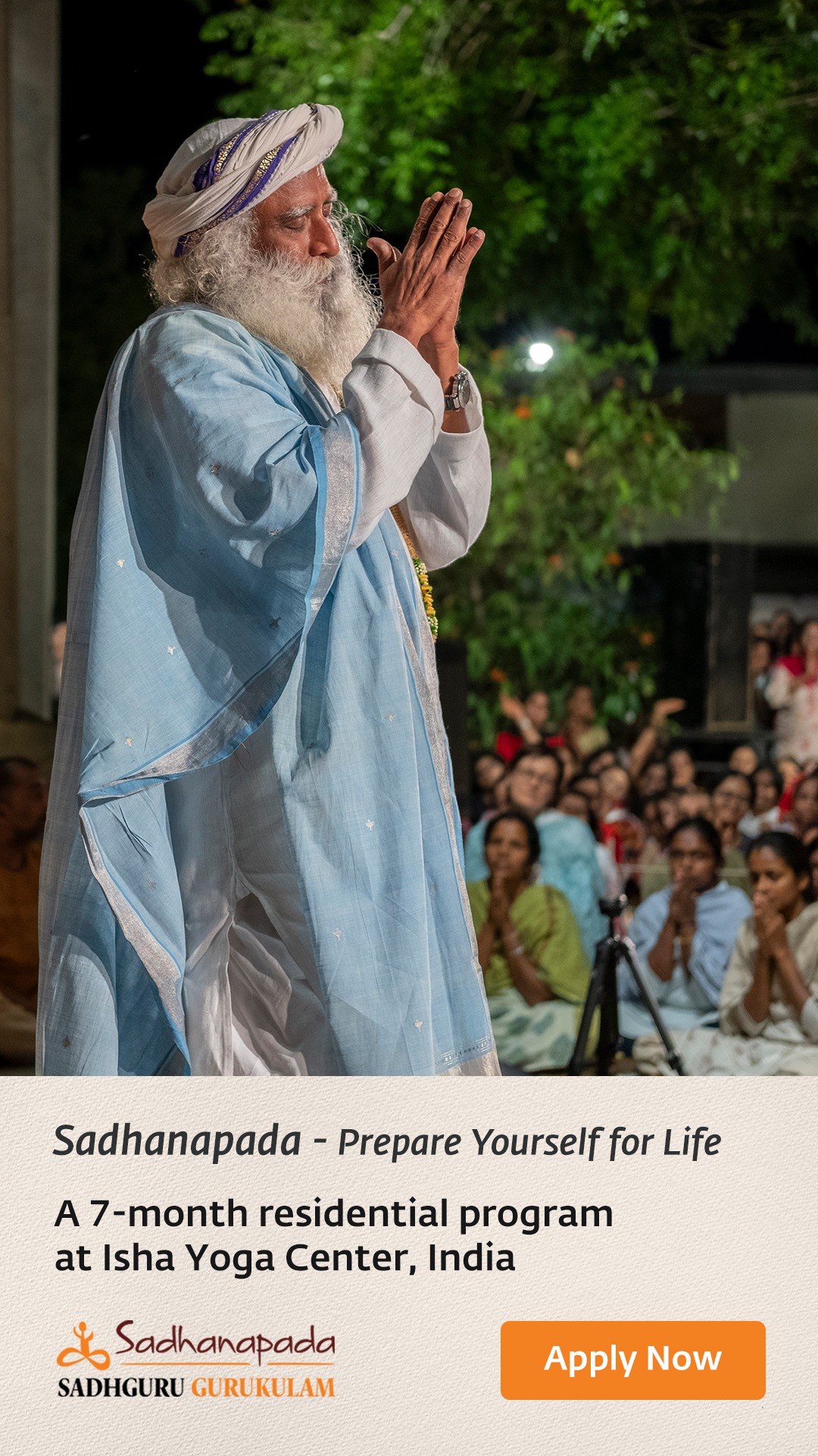 Isha Foundation Facebook ad