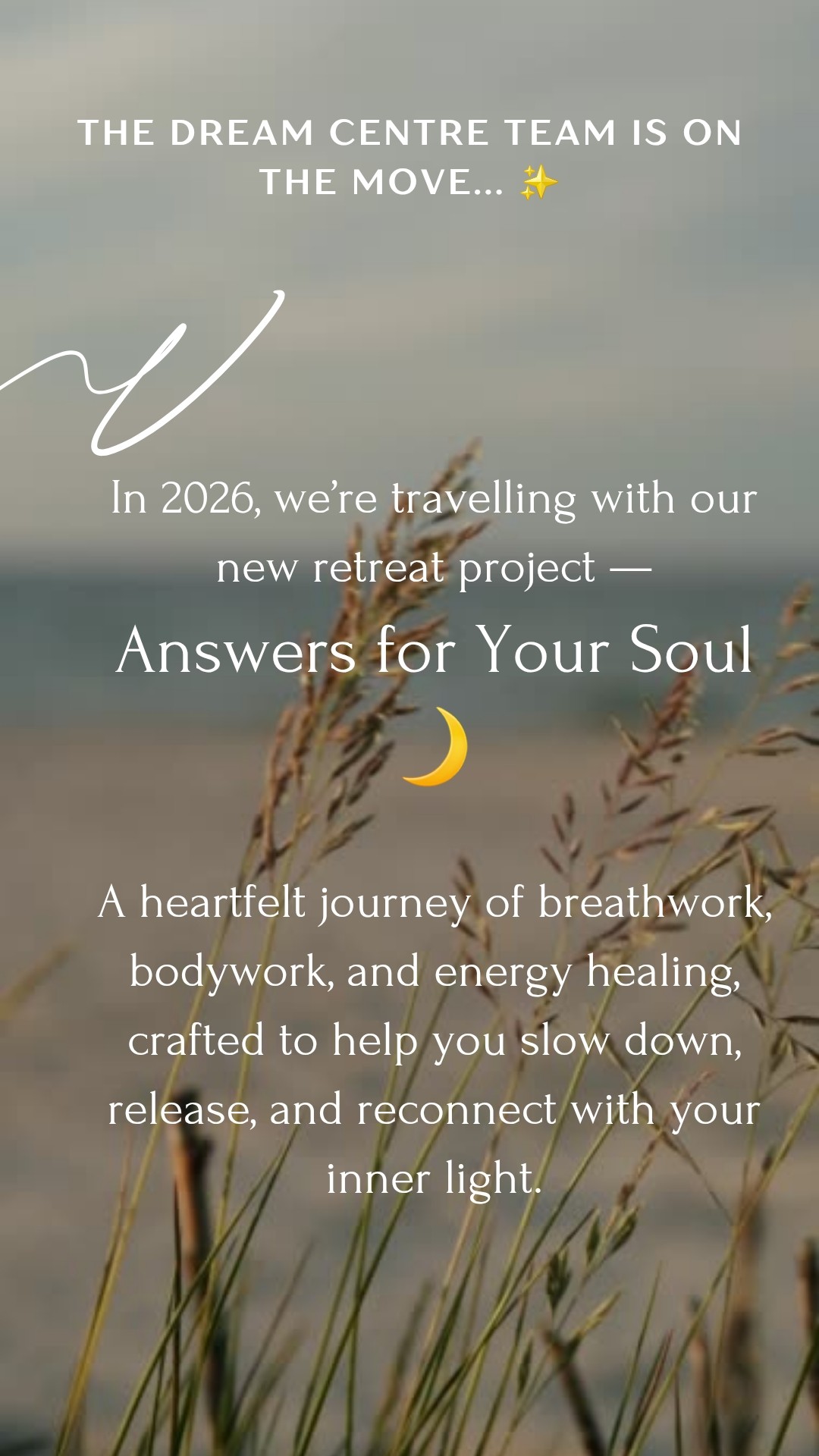 A Dream Centre Facebook ad: The Dream Centre Team is on the move.