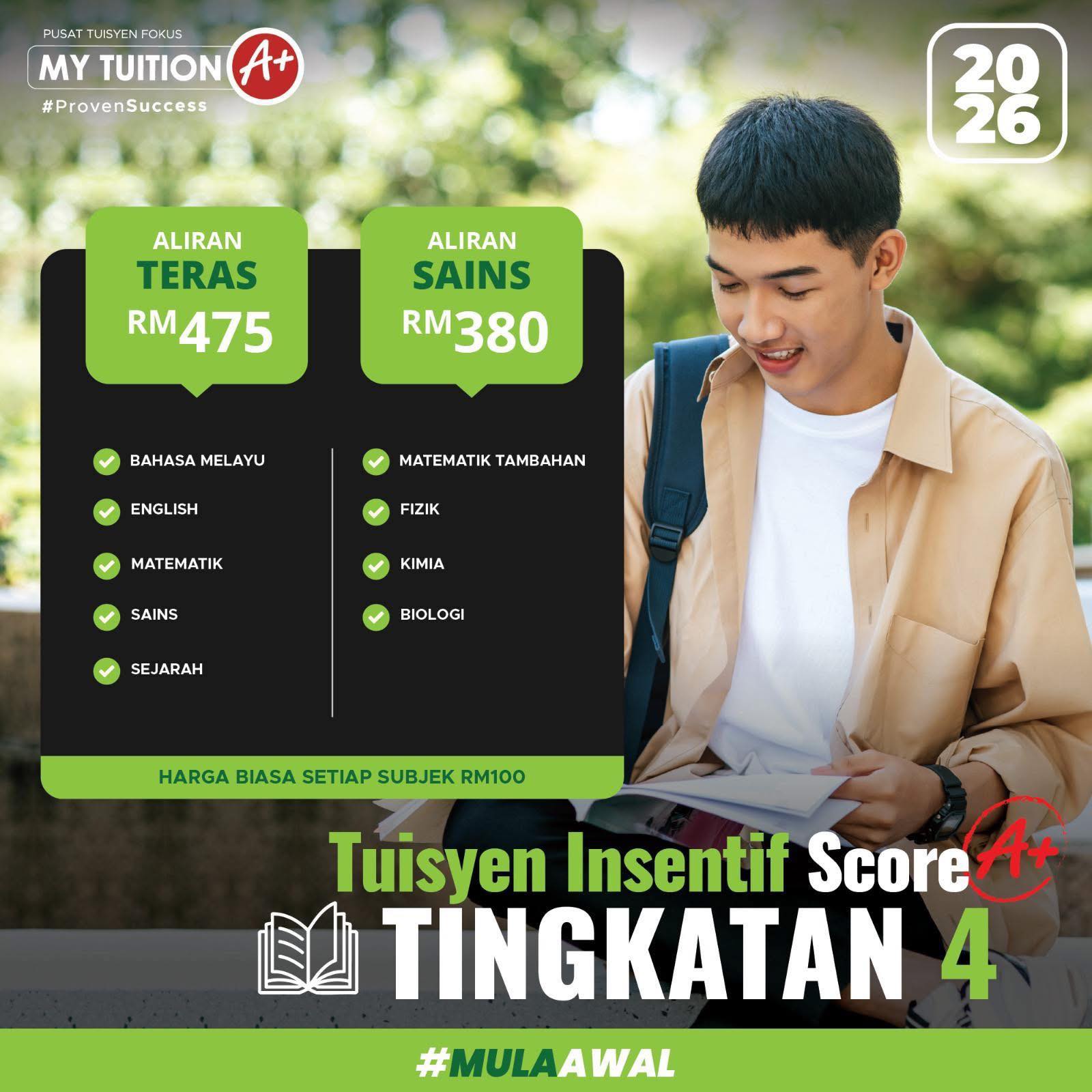 MyTuition A+ Pusat Tuisyen Fokus Facebook ad