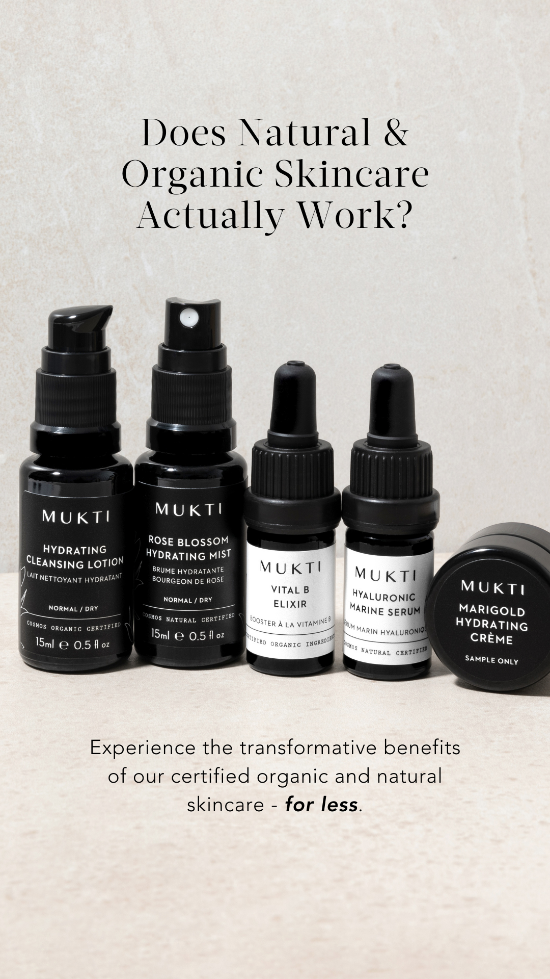 Mukti Organics Facebook ad