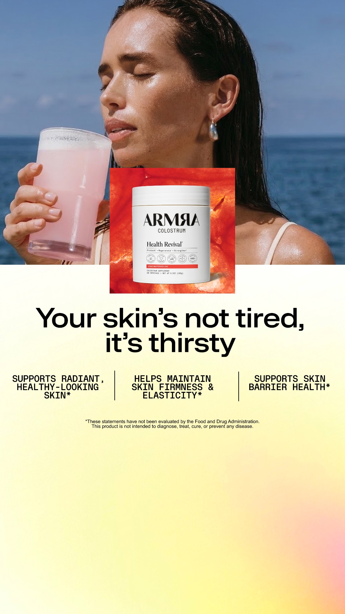 ARMRA Facebook ad