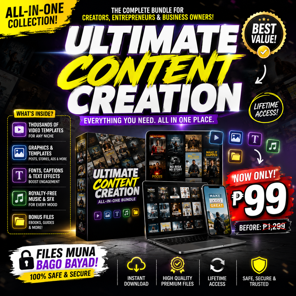 Ultimate Content Creation Ph Facebook ad