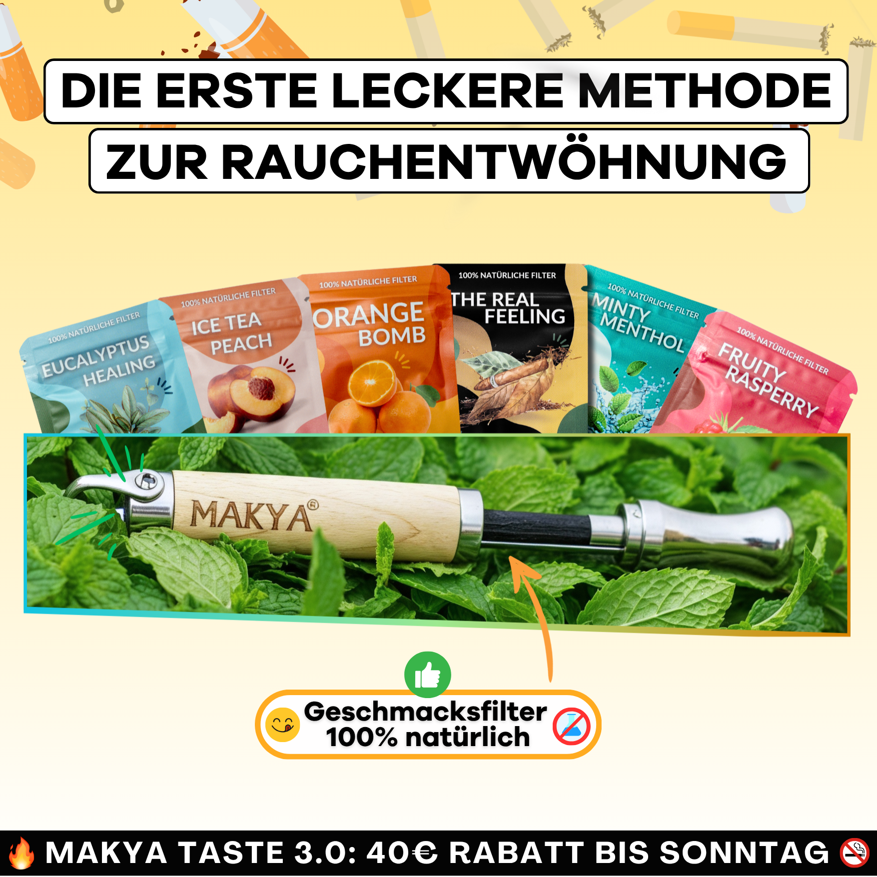 Makya-Rauchfrei Facebook ad
