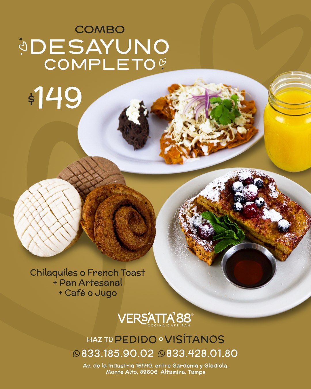 Versatta 88 Restaurante, Cafetería,  Panadería Facebook ad