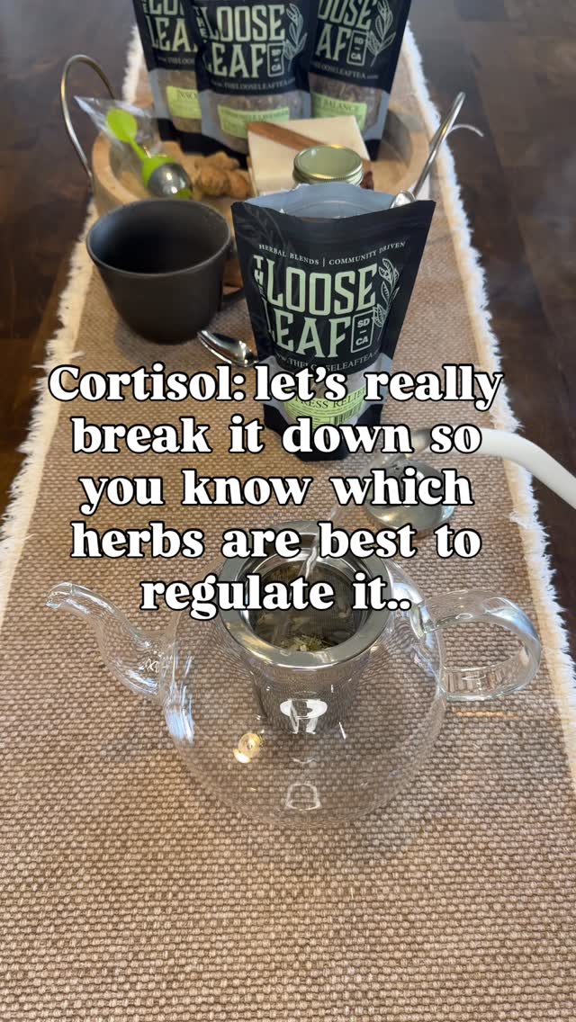 The Loose Leaf Tea Facebook ad: Cortisol gets a bad rap… but let’s clear…