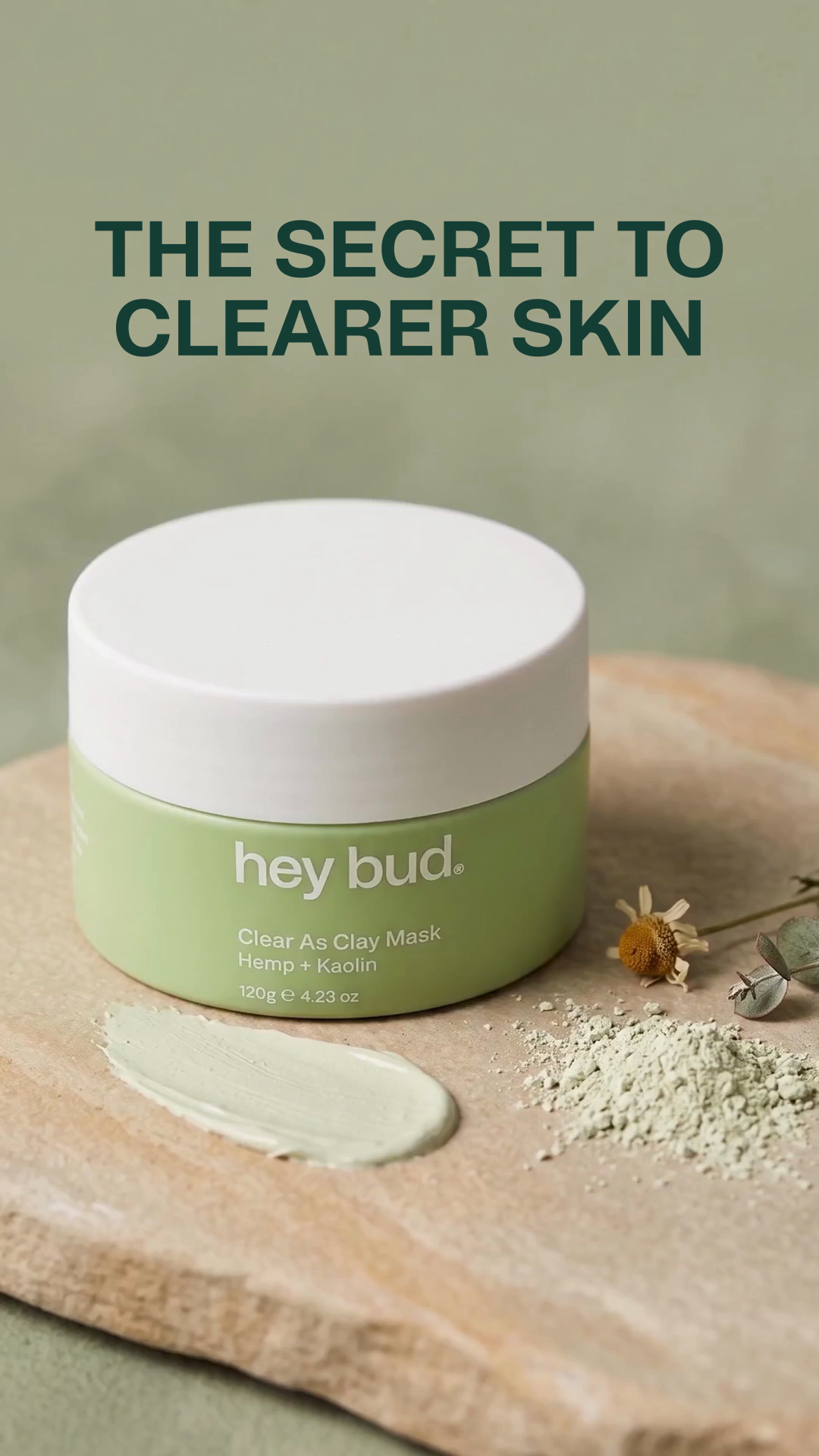 Hey Bud Skincare Facebook ad