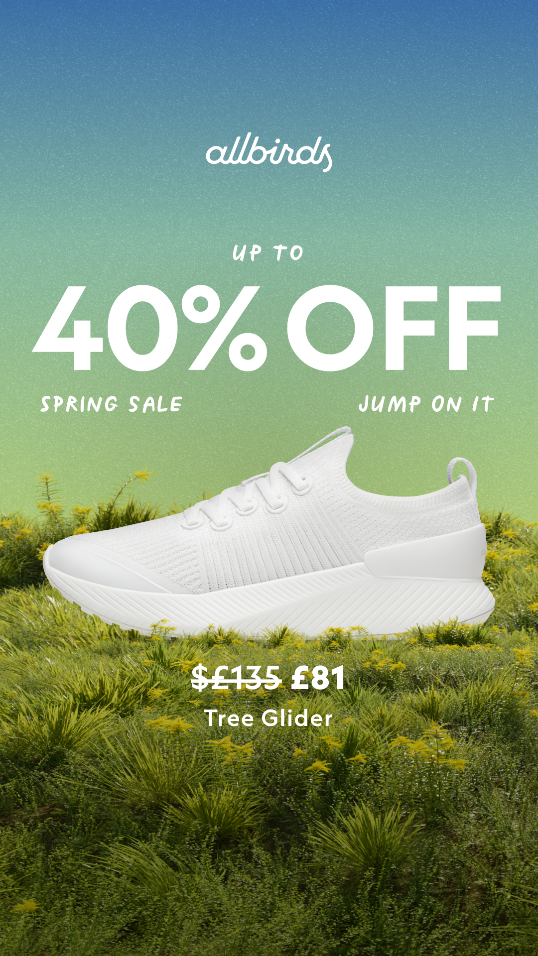 Allbirds Facebook ad