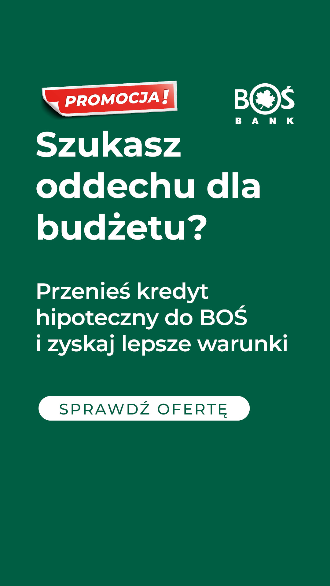 BOŚ Bank Facebook ad from Jul 31, 2026