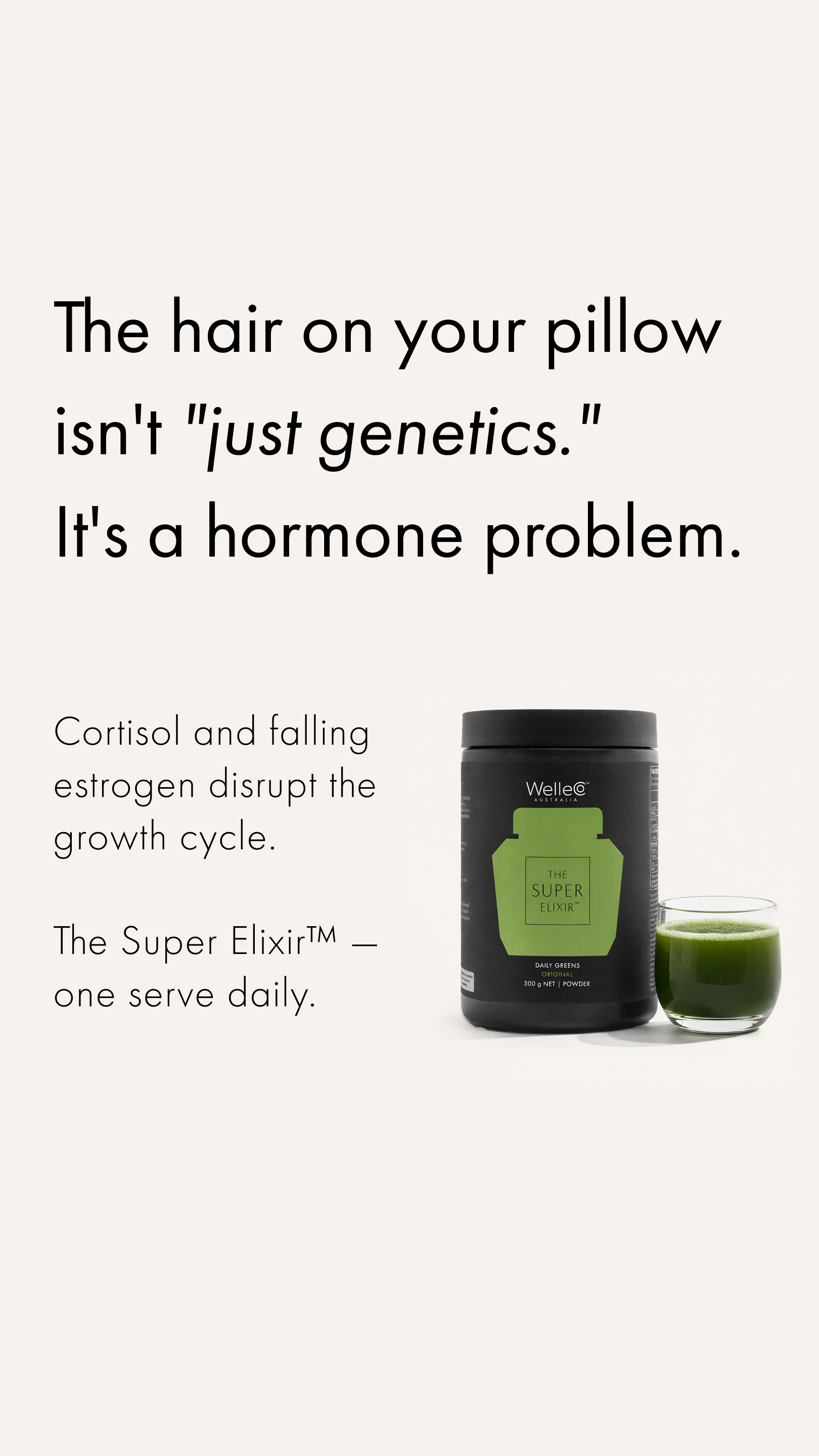 WelleCo Facebook ad