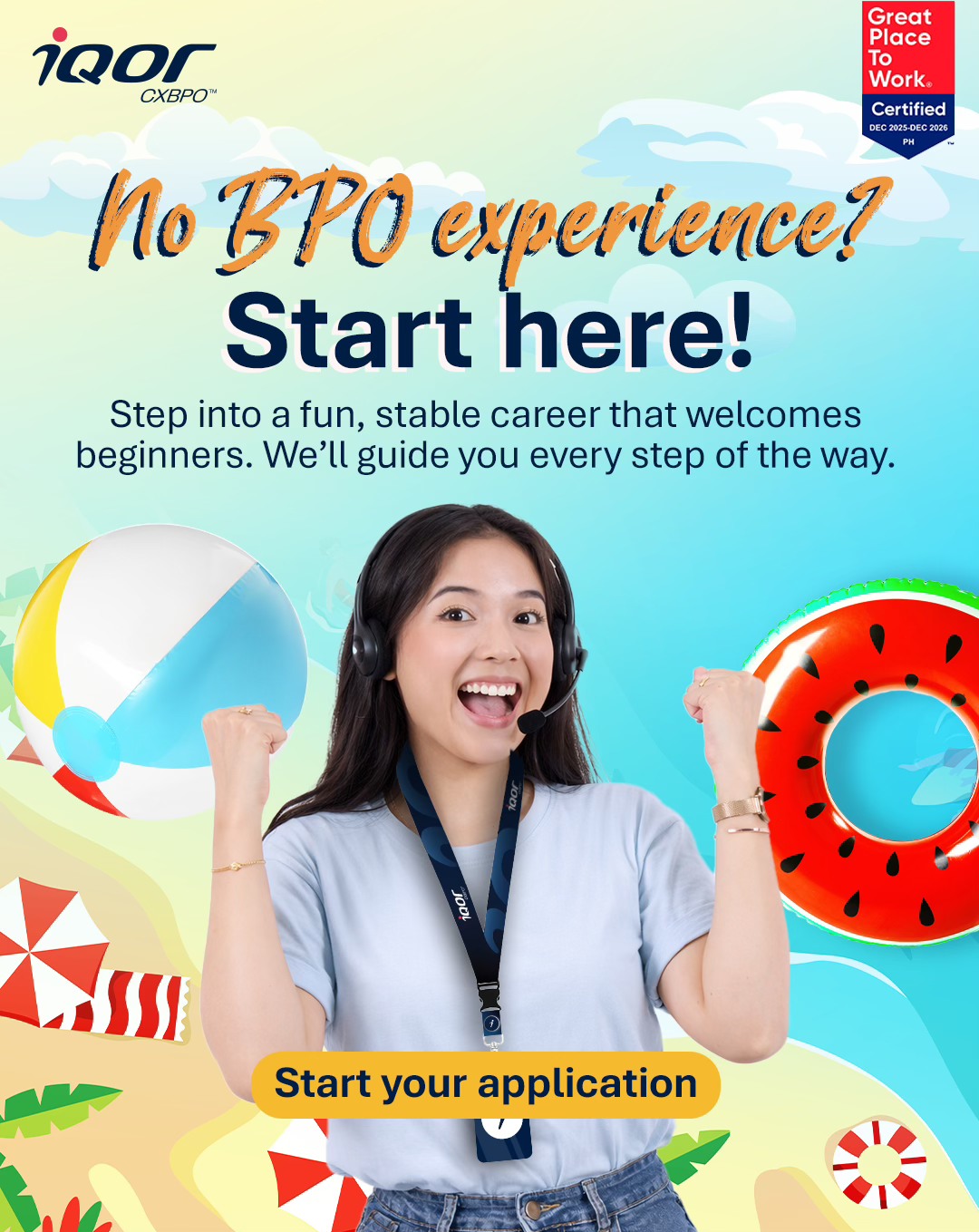 iQor Philippines Facebook ad