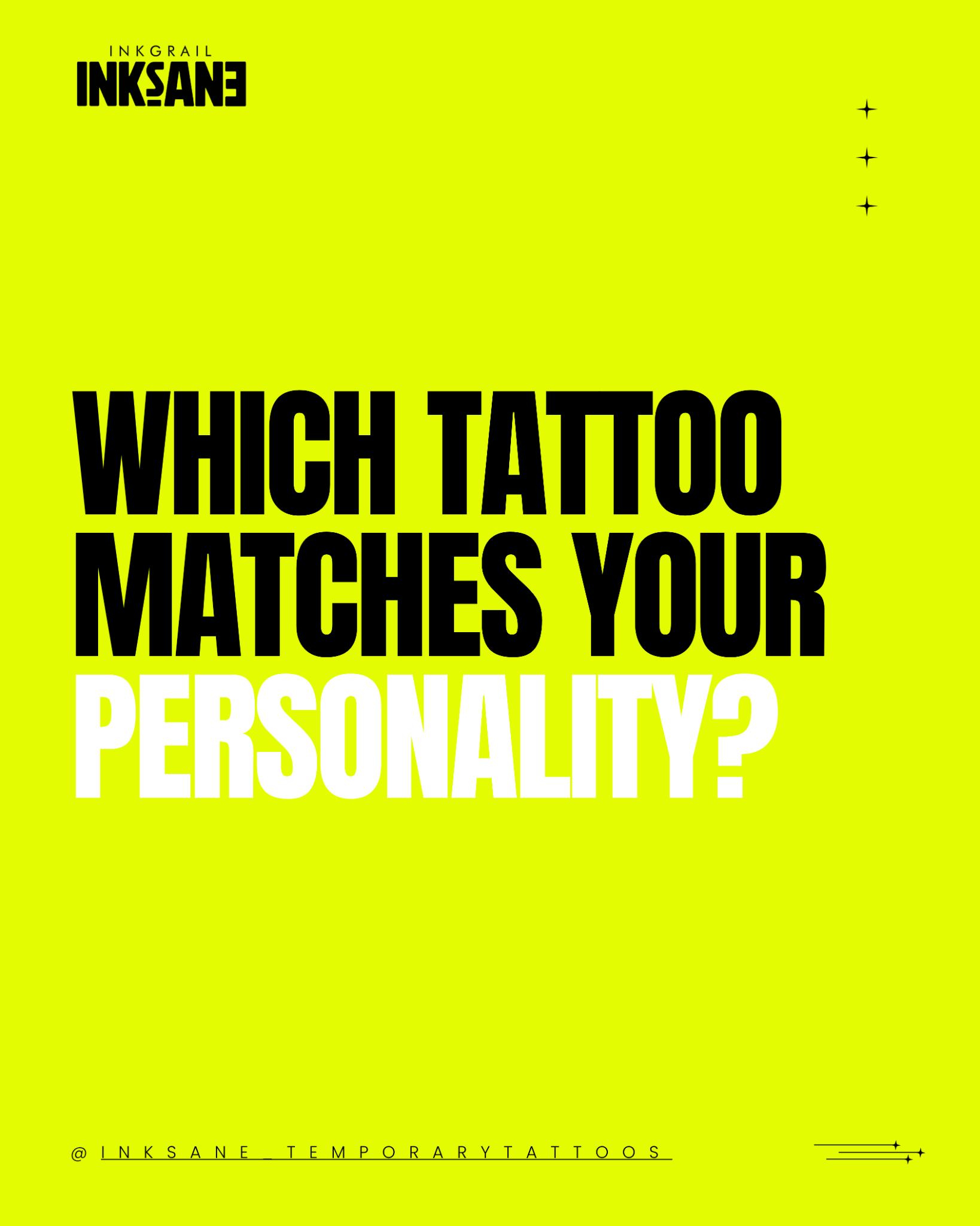 Inksane Facebook ad: Tired of blending in?