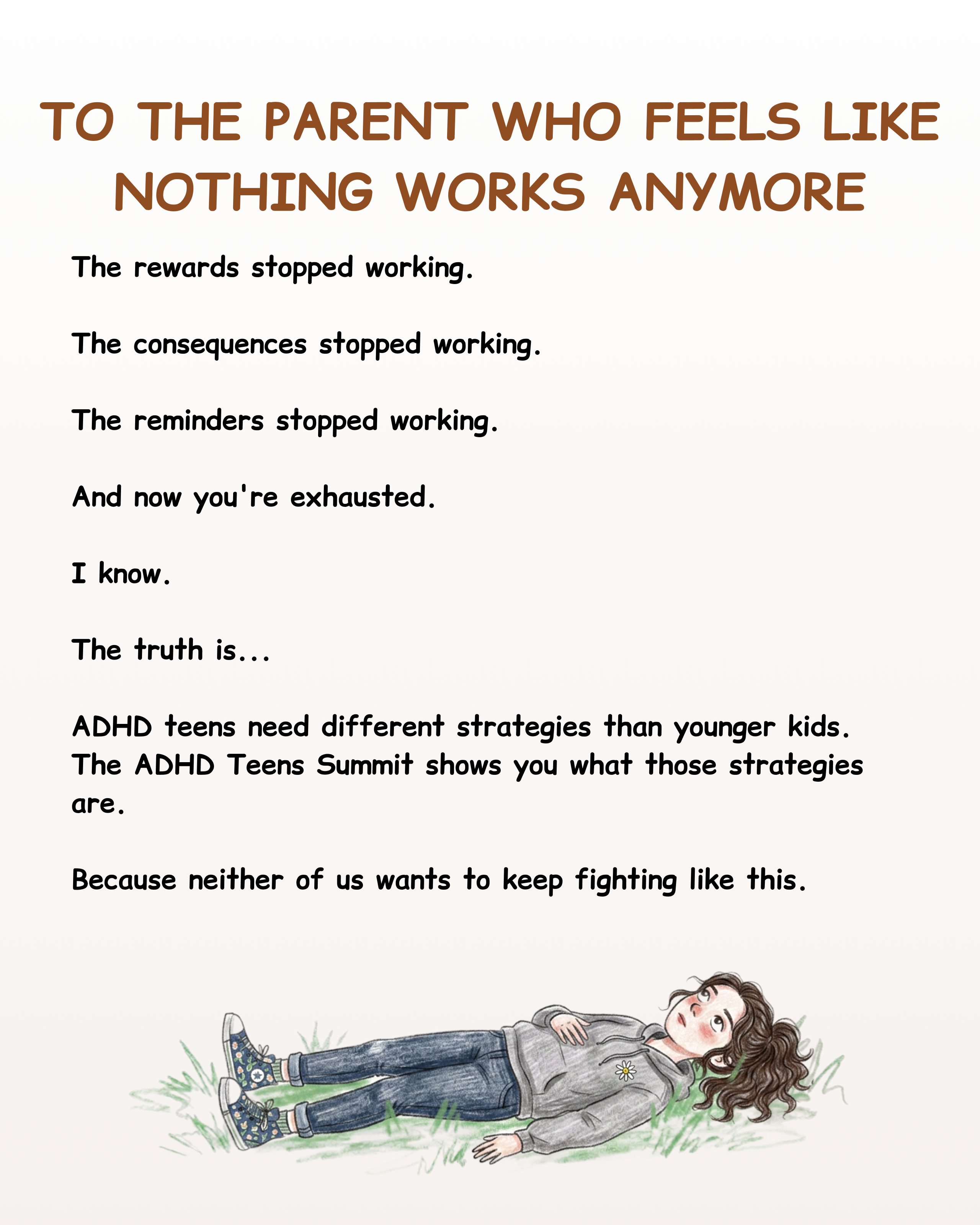 ADHD Parenting Facebook ad: FREE Online Event For Parents