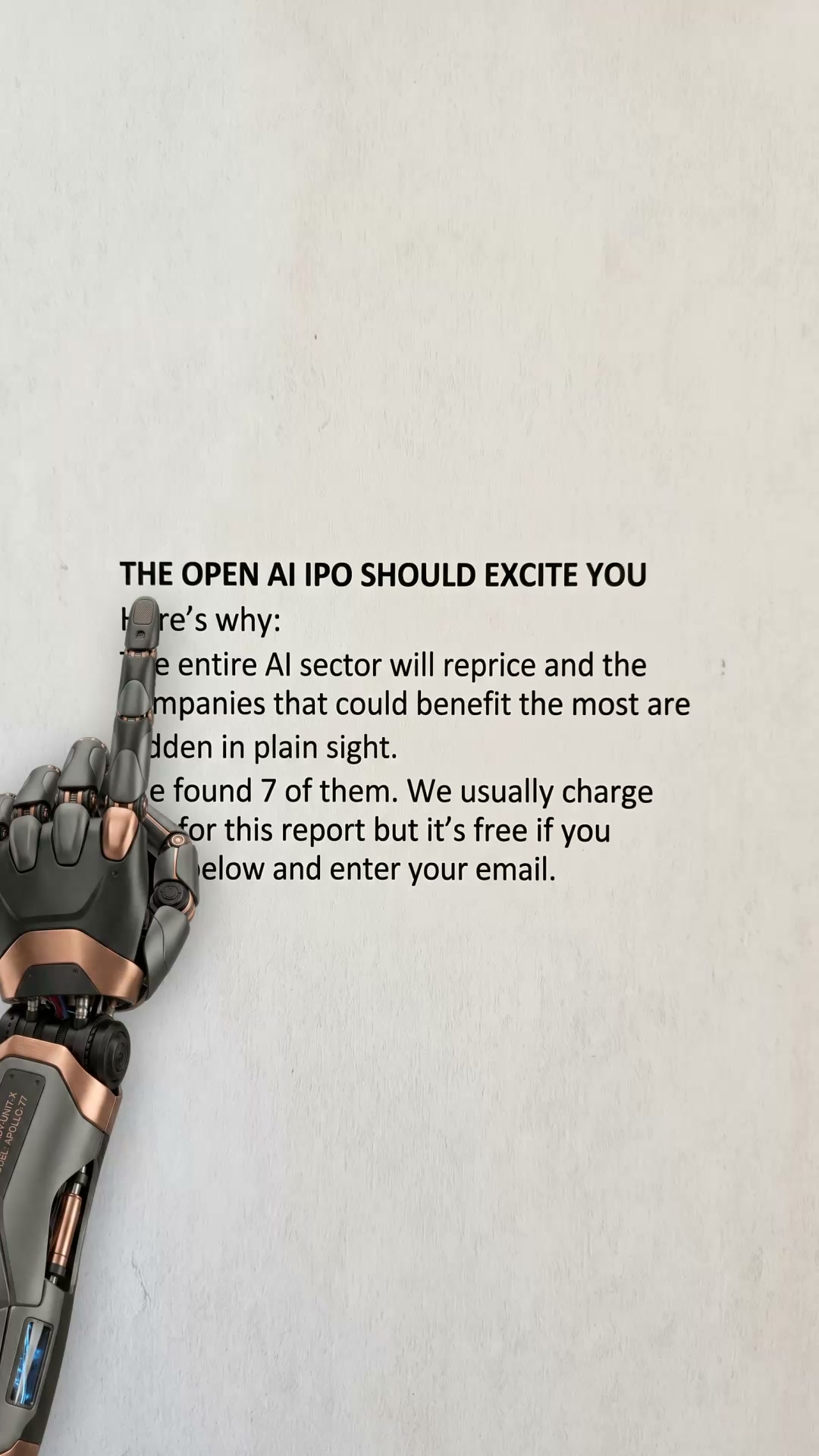 MarketBeat.com Facebook ad: The 7 Stocks to Own Before the OpenAI IPO