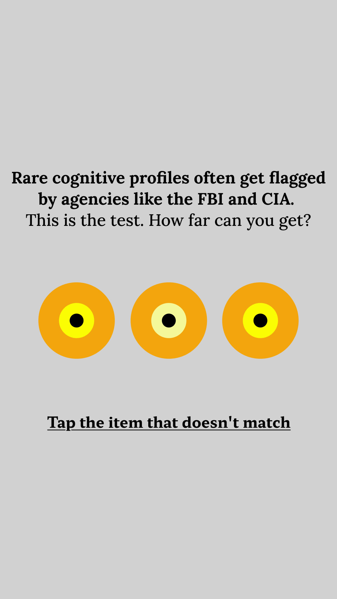 Brain Health Check Facebook ad