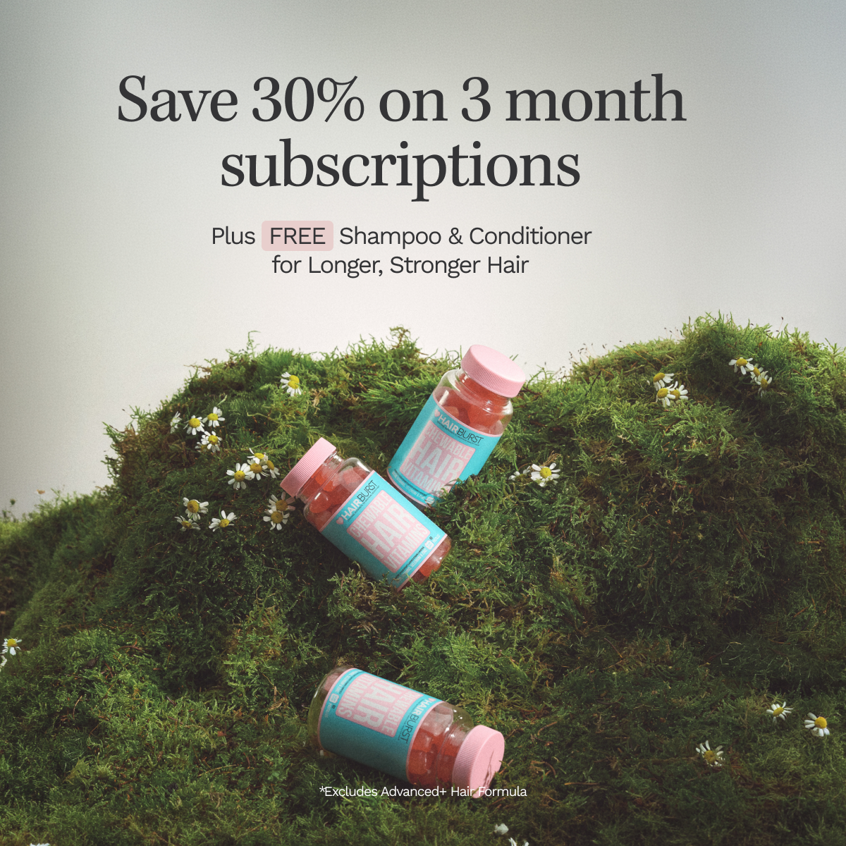 Hairburst Facebook ad