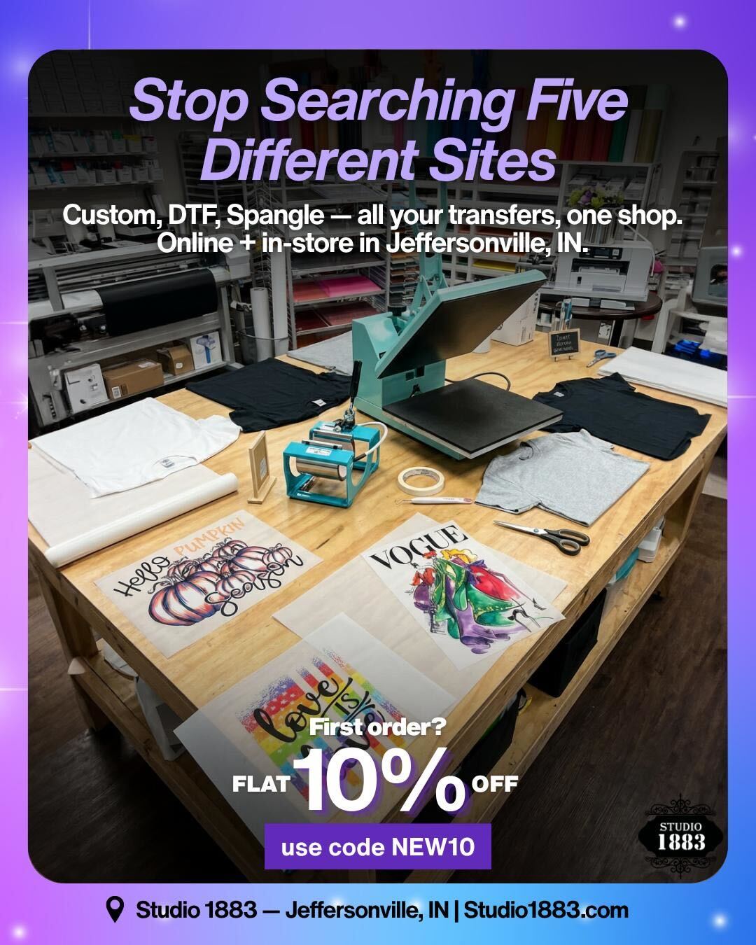 Studio 1883 Facebook ad