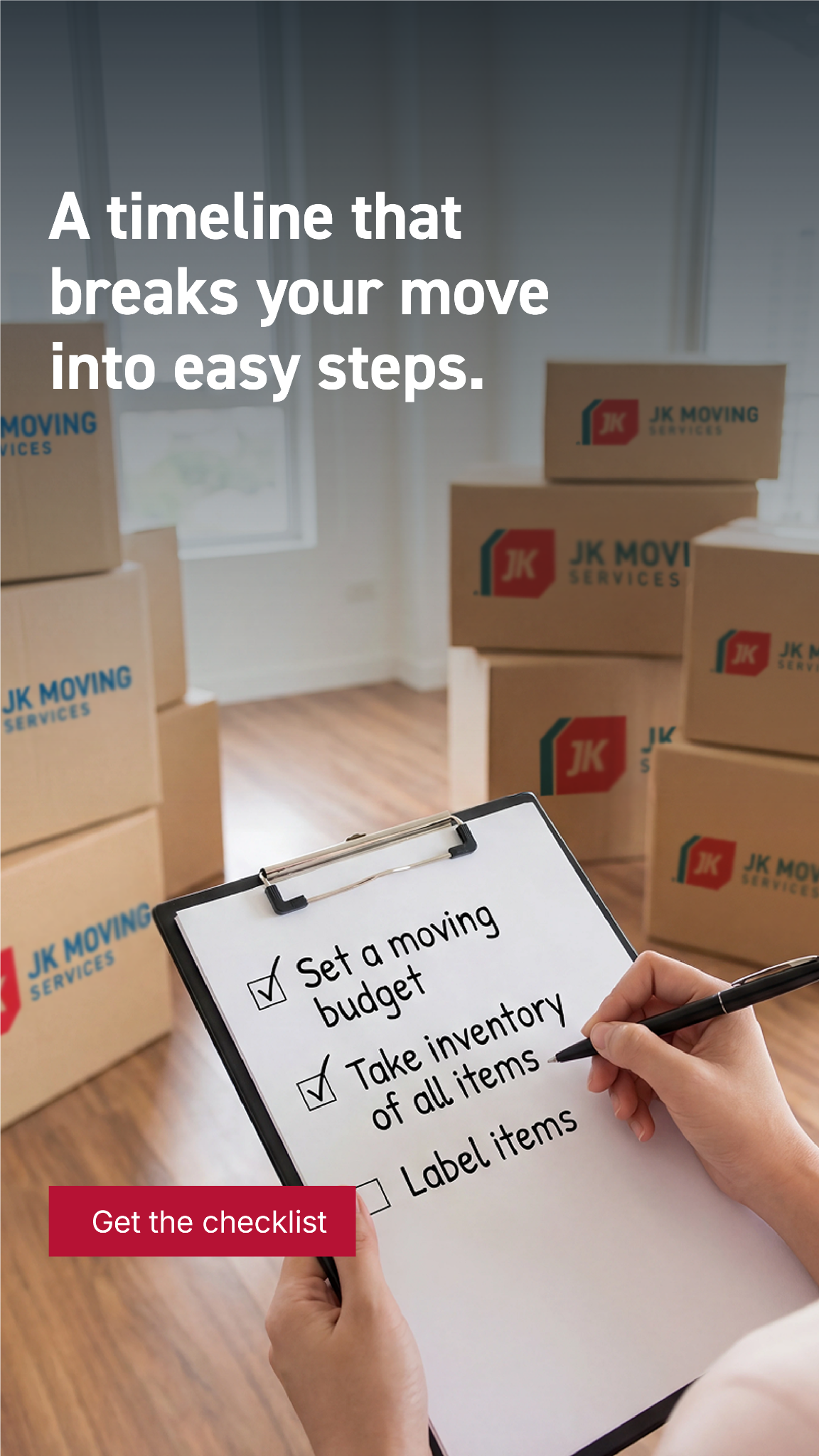 JK Moving Services Facebook ad