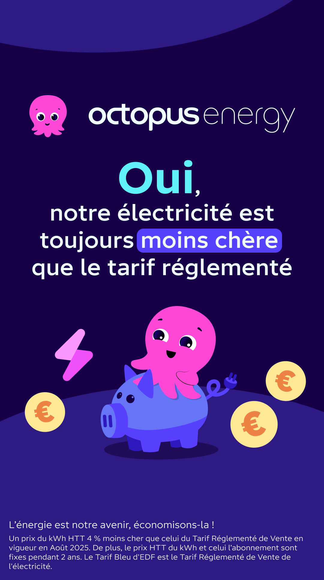 Octopus Energy Facebook ad
