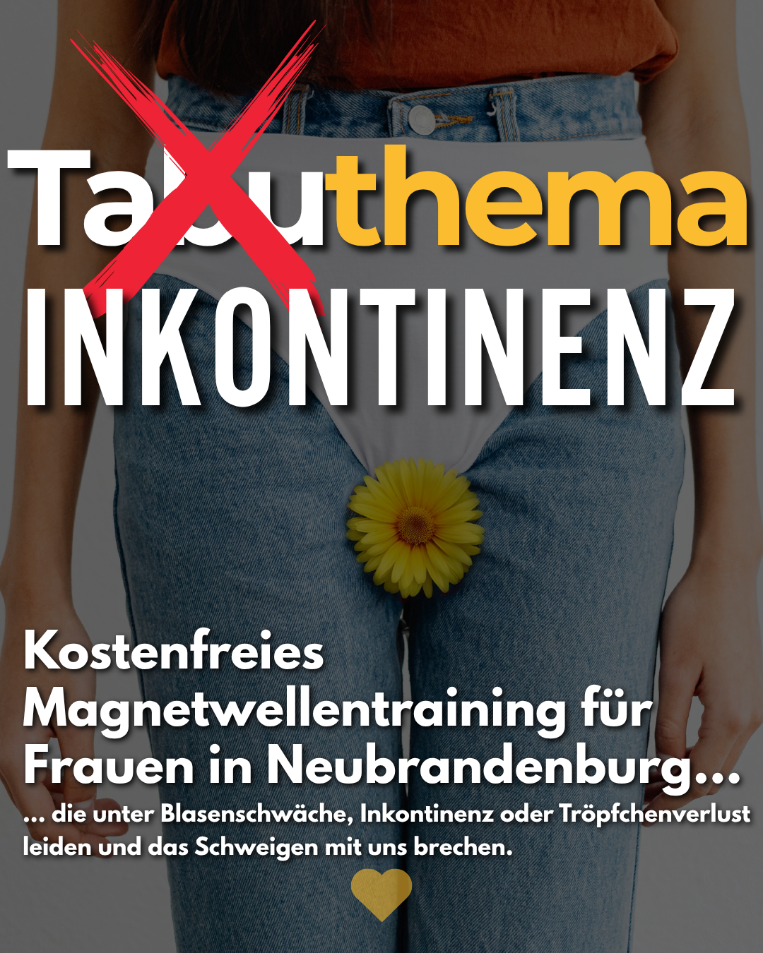 Beckenboden Behandlung Facebook ad