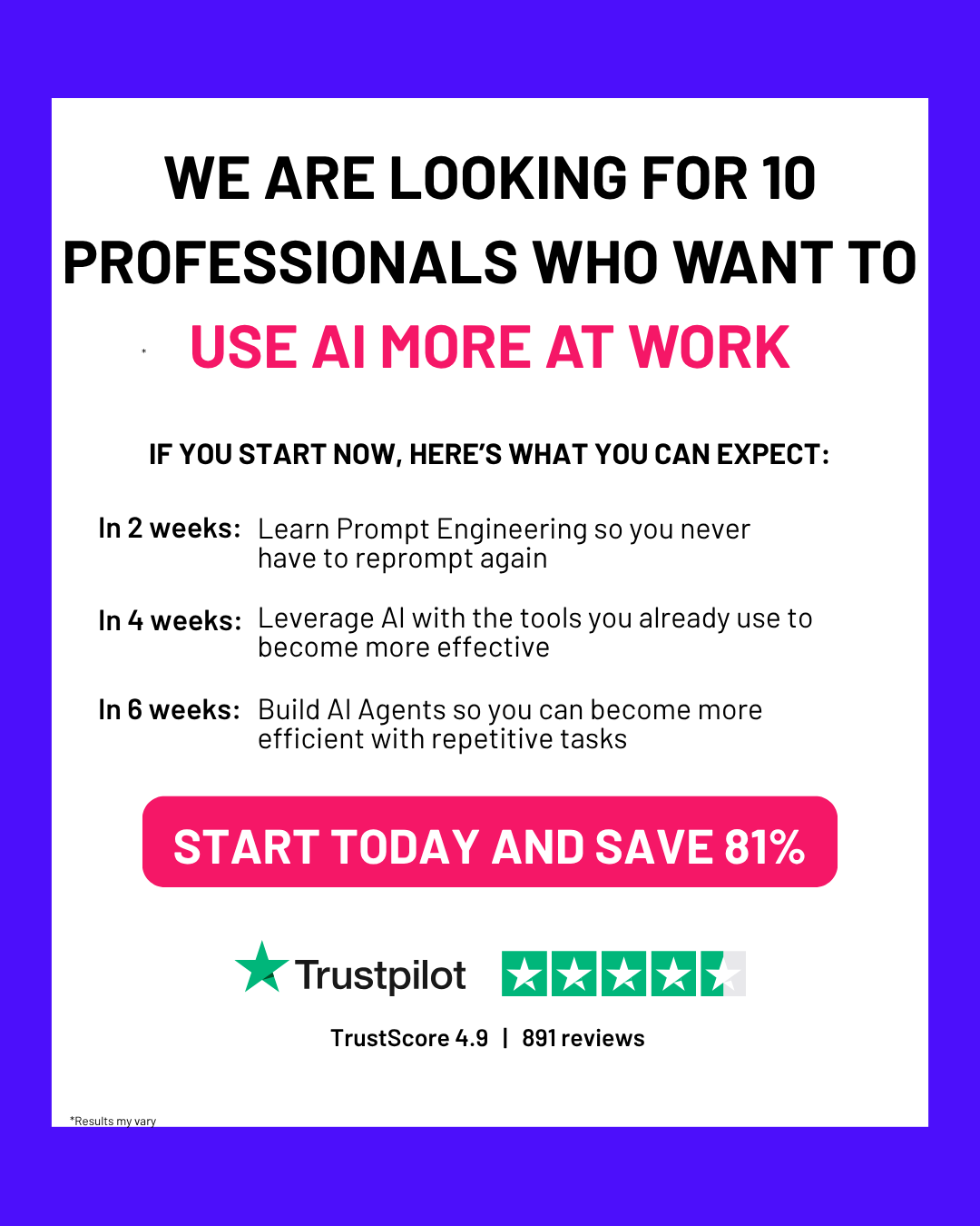 Zero To Mastery Facebook ad: Become Your Team’s Go-To AI Person