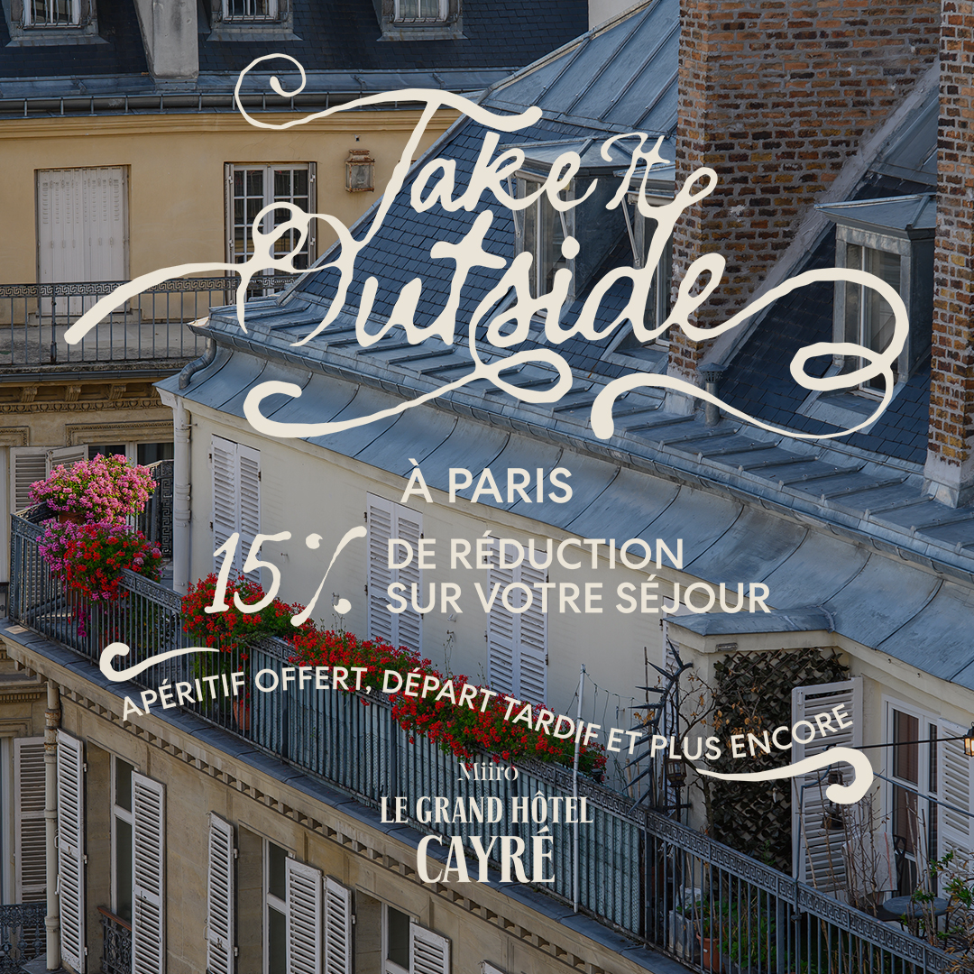 Le Grand Hôtel Cayré Facebook ad from Mar 27, 2026