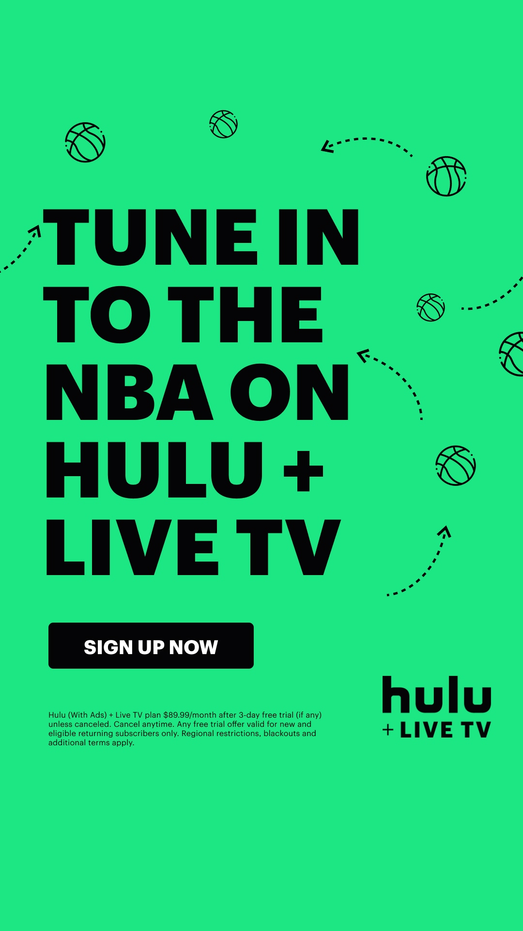 Hulu Facebook ad