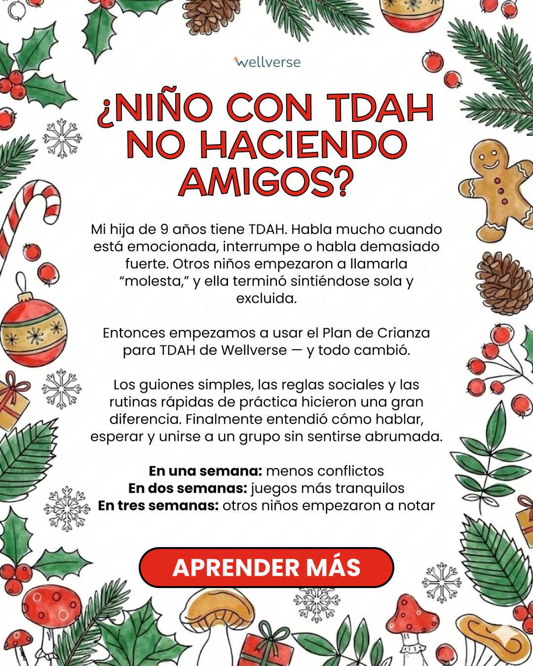 Parenting Champion Facebook ad: ¡Encontrá tu calma en minutos!