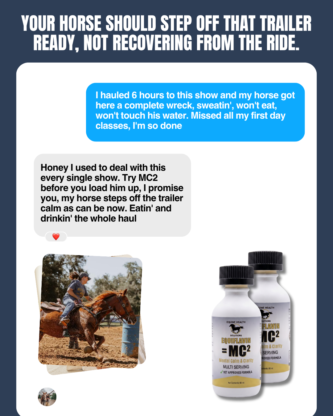 Equine Health Solutions Facebook ad