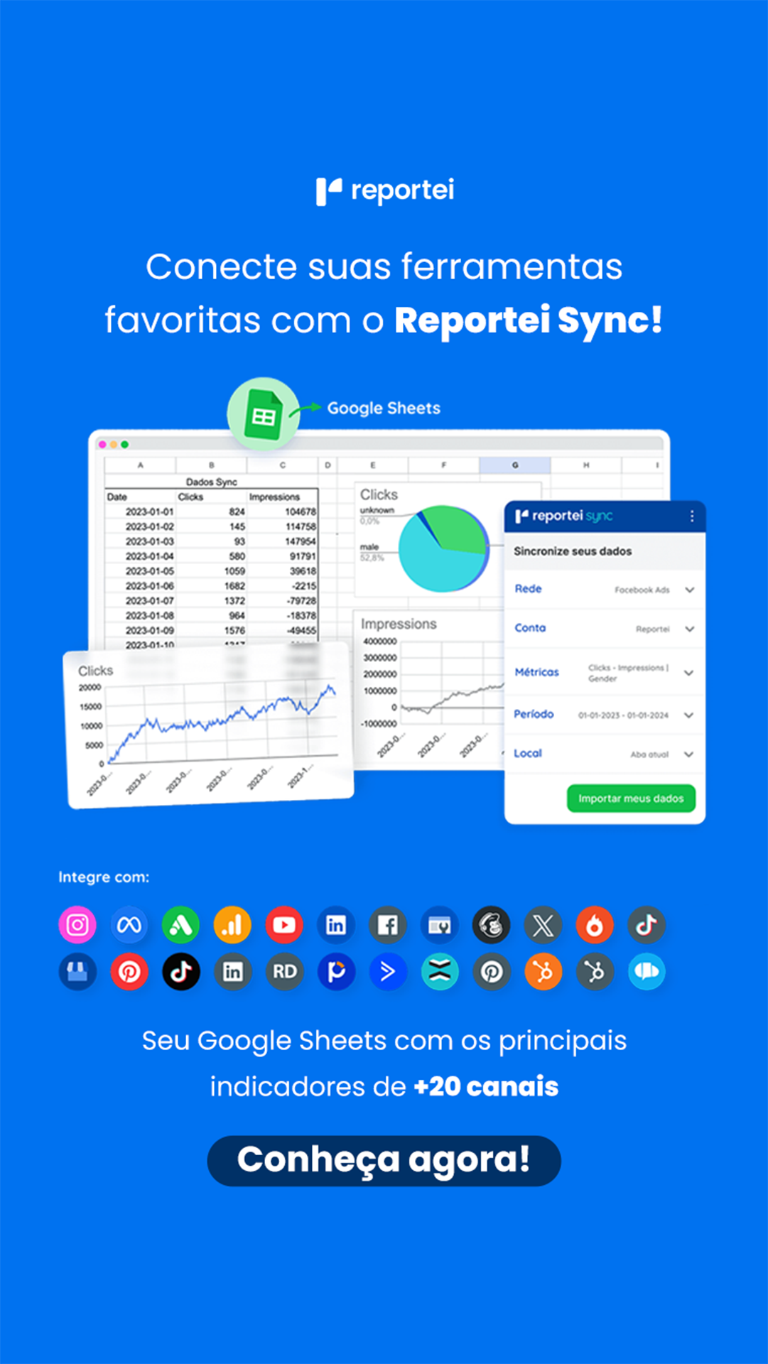 Reportei Facebook ad