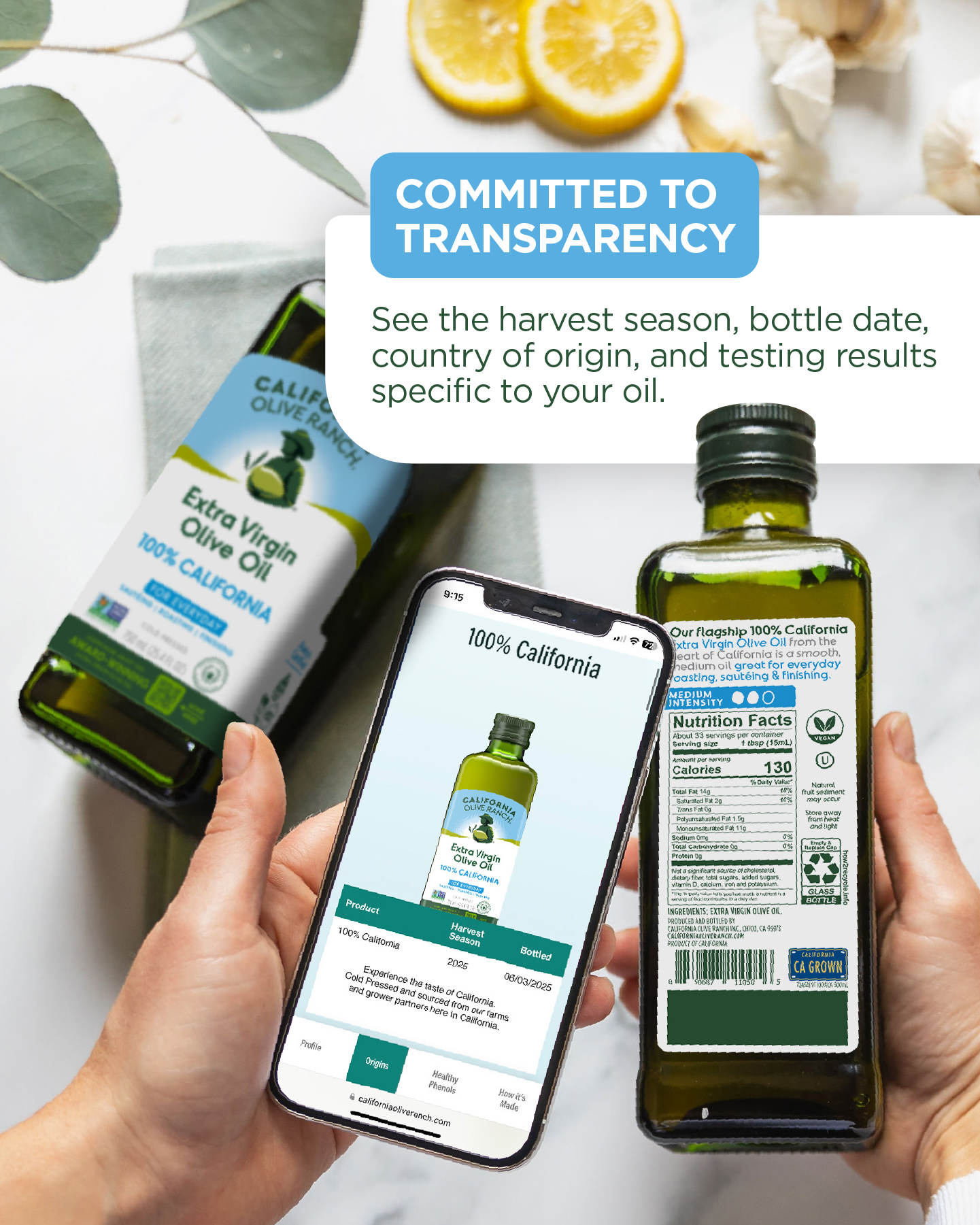 California Olive Ranch Facebook ad