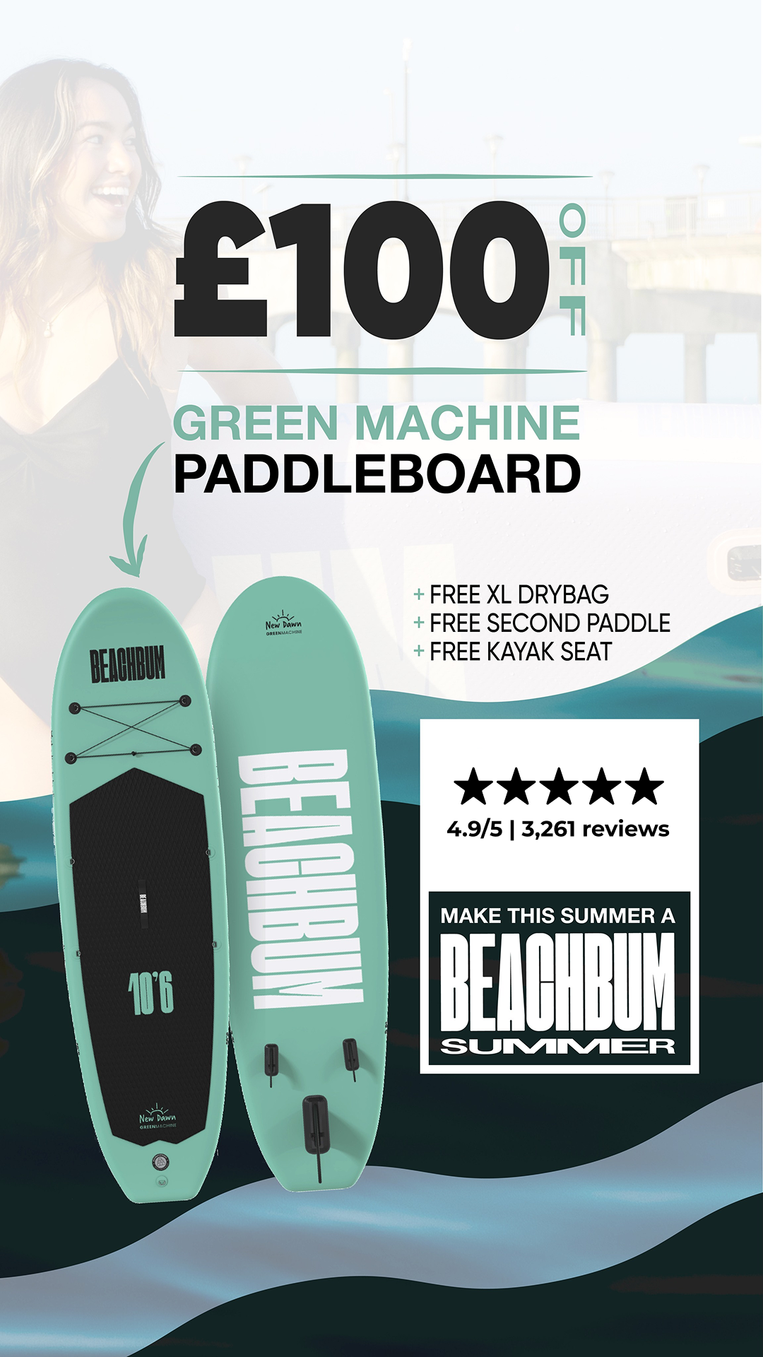 Beachbum Facebook ad