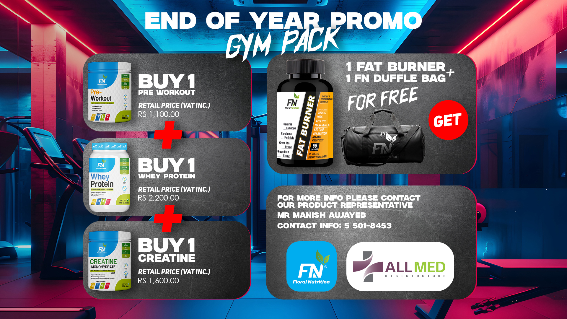 Floral Nutrition Mauritius Facebook ad: Your Year-End Reward is Here!