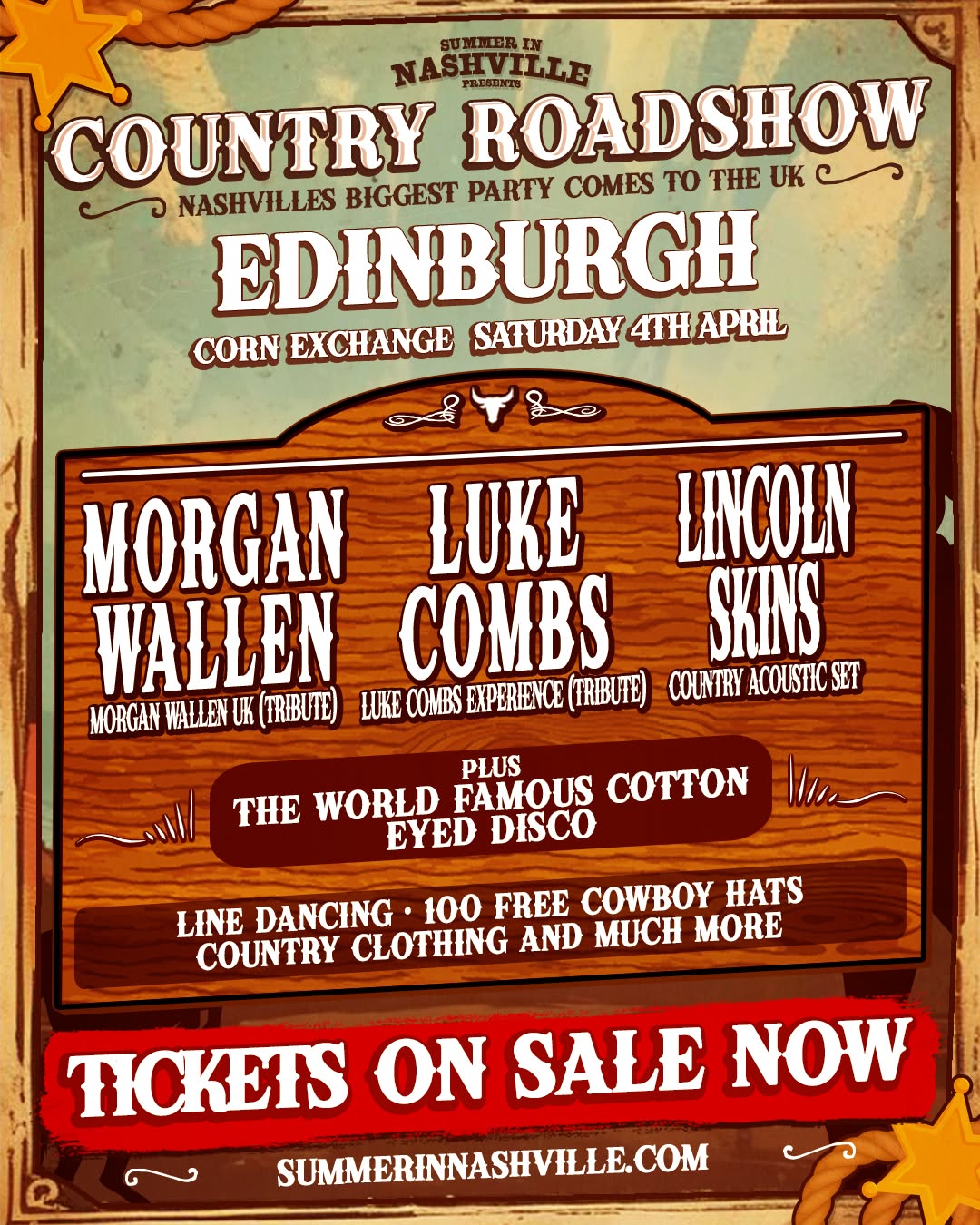 Country Roadshow - Edinburgh Facebook ad