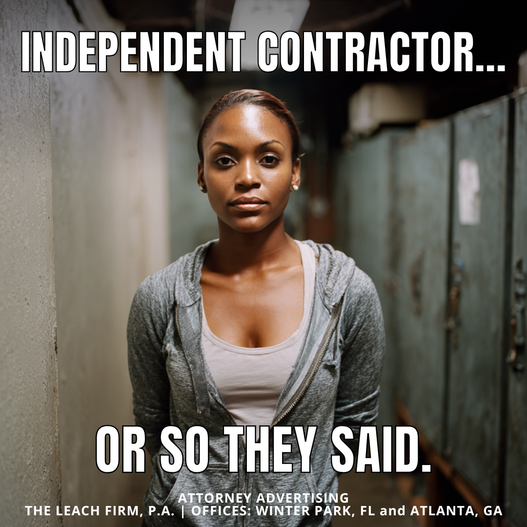 The Leach Firm Facebook ad: You May Qualify for Unpaid Wages