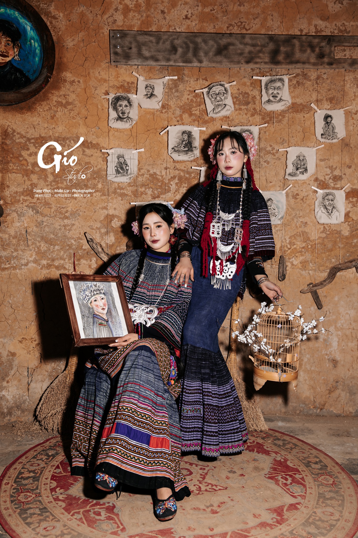 Gió Studio - Make Up_Chụp Ảnh_Cho Thuê Trang Phục Bản Cát Cát Facebook ad: COMBO chỉ từ 790K_ X3 Ưu Đãi
