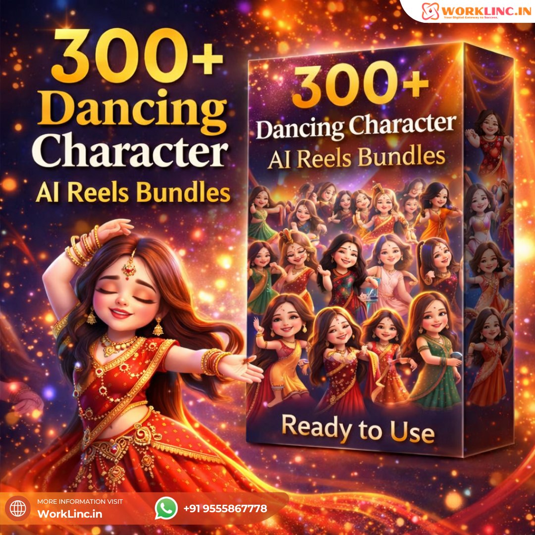 WorkLinc Facebook ad: NEW DROP ALERT, 300+ Dancing Character AI Reels…