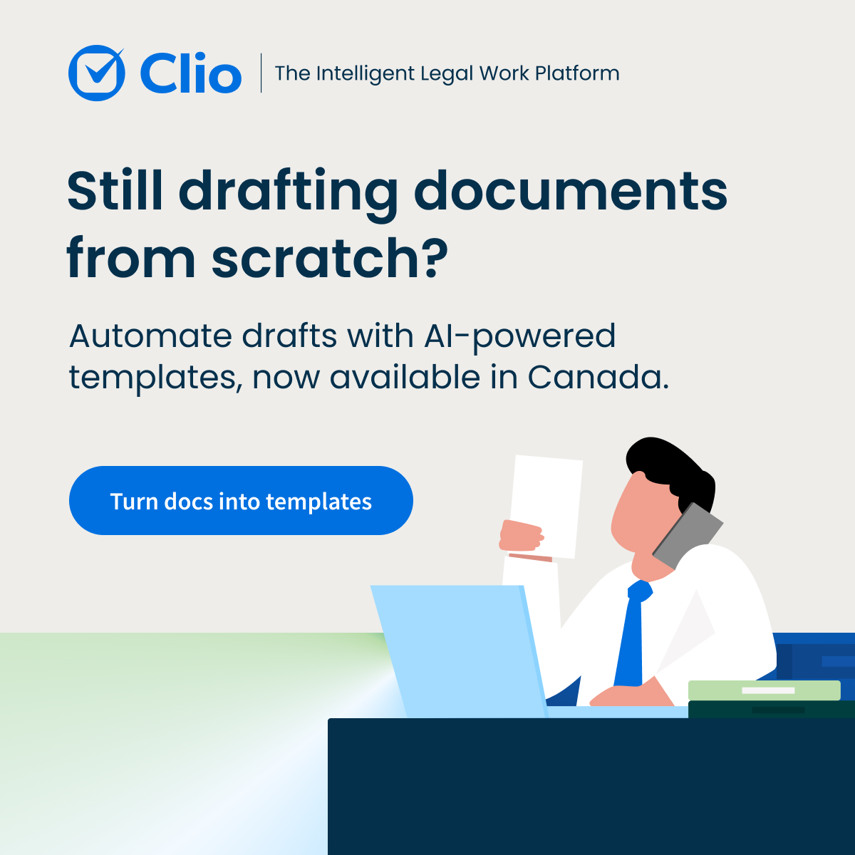 Clio - Cloud-Based Legal Technology Facebook ad