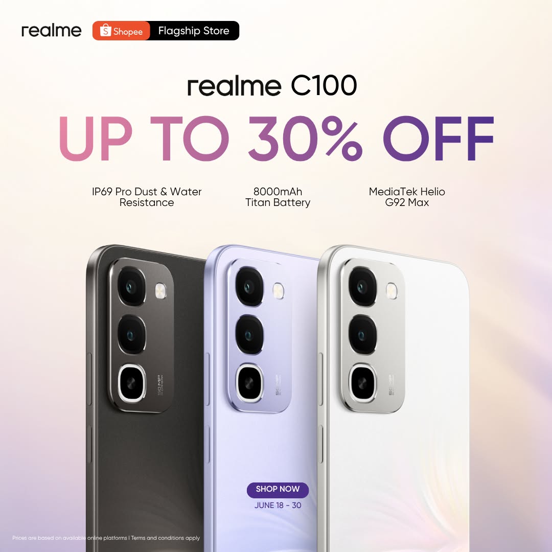 realme Facebook ad