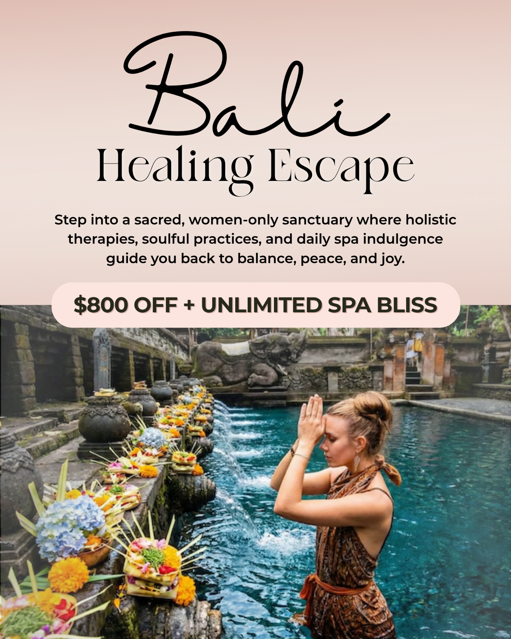 Goddess Retreats Facebook ad