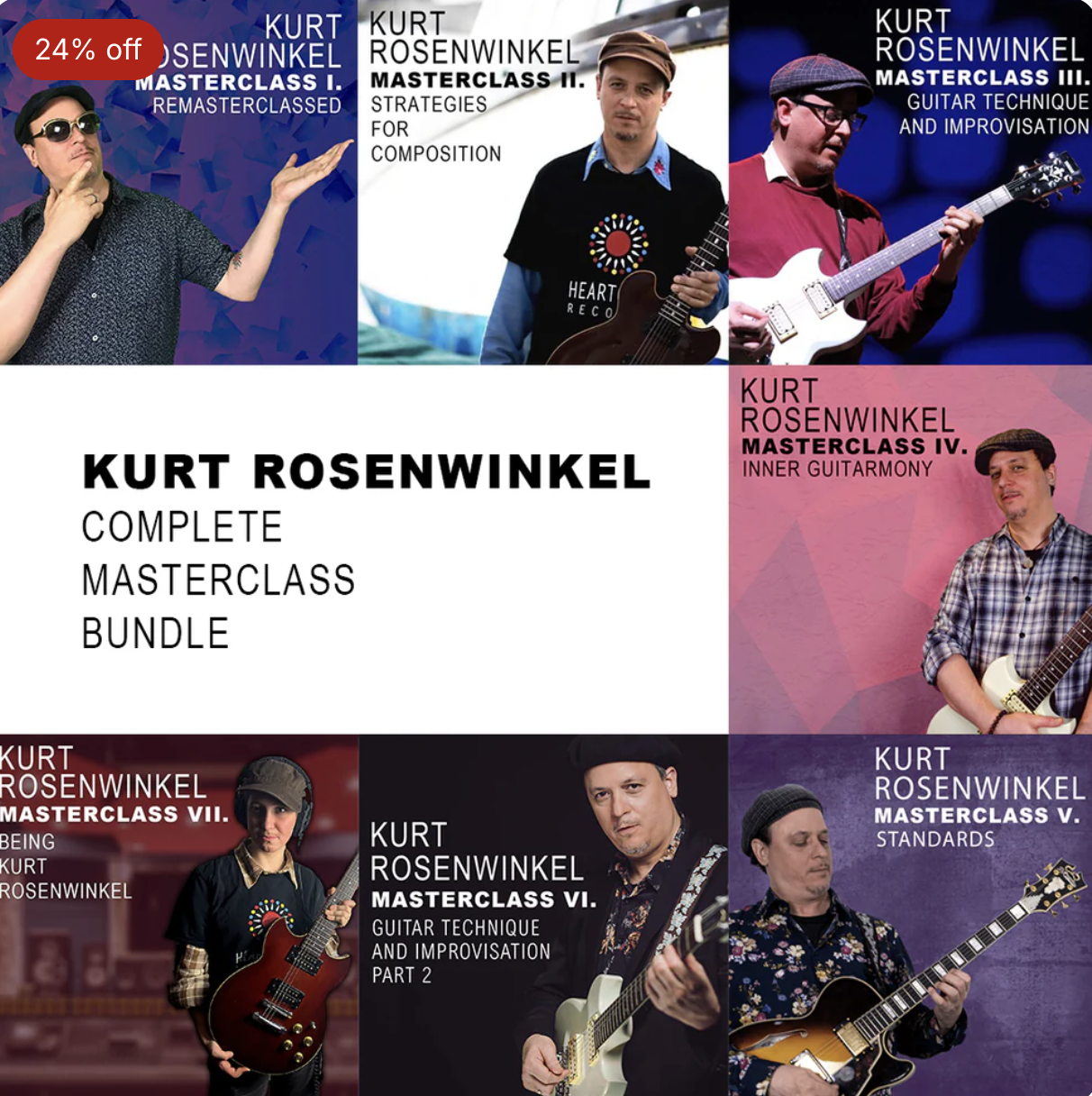 Kurt Rosenwinkel Facebook ad: Kurt Rosenwinkel MASTERCLASS Bundle: Enroll Now!