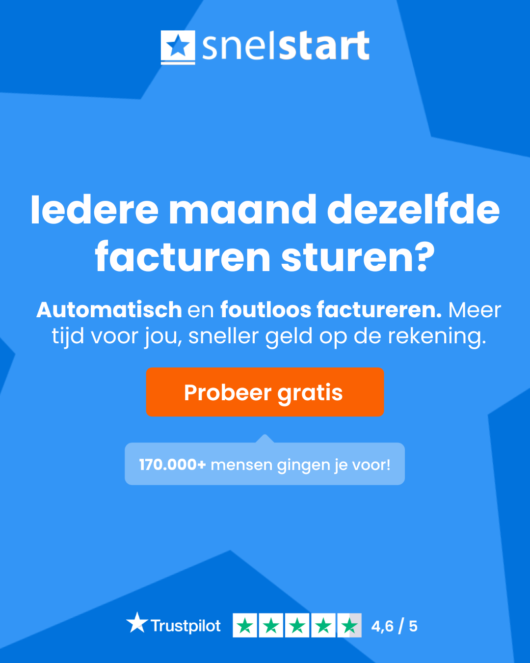 SnelStart Facebook ad