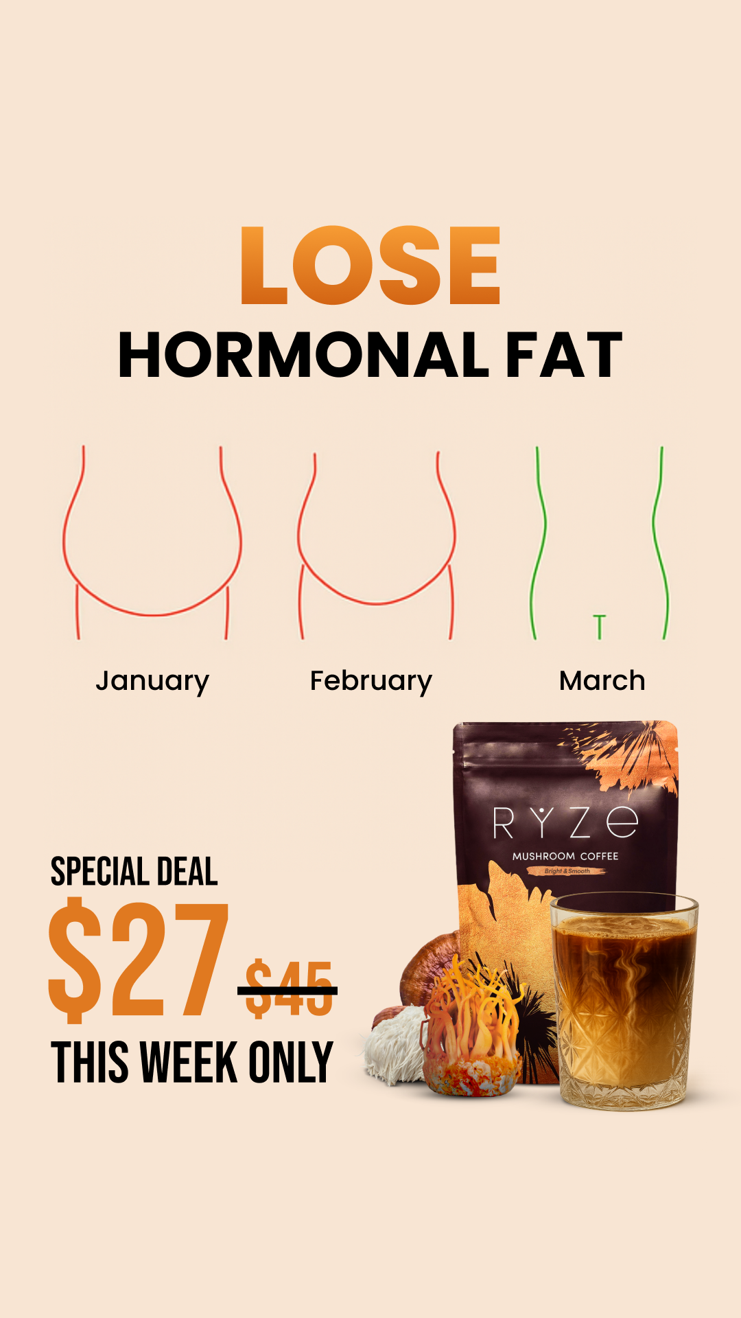RYZE Superfoods Facebook ad