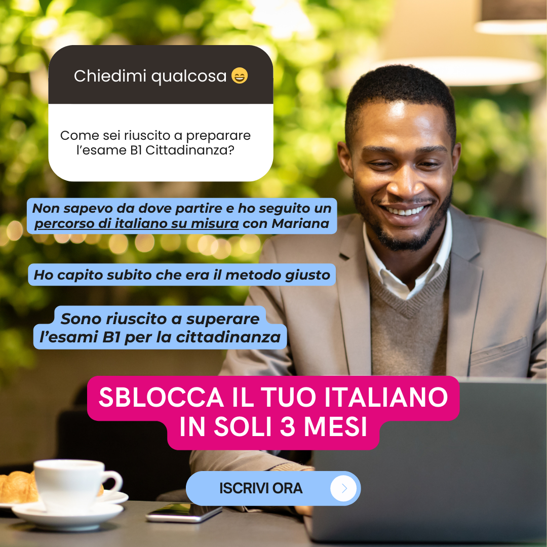 Learn Italian with Mariana Facebook ad