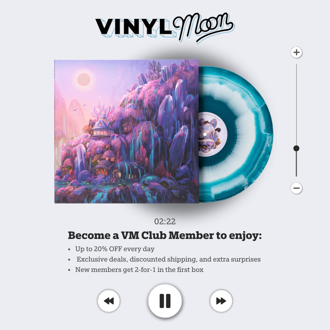 VINYL MOON Facebook ad: Join the Vinyl Moon Club Today!